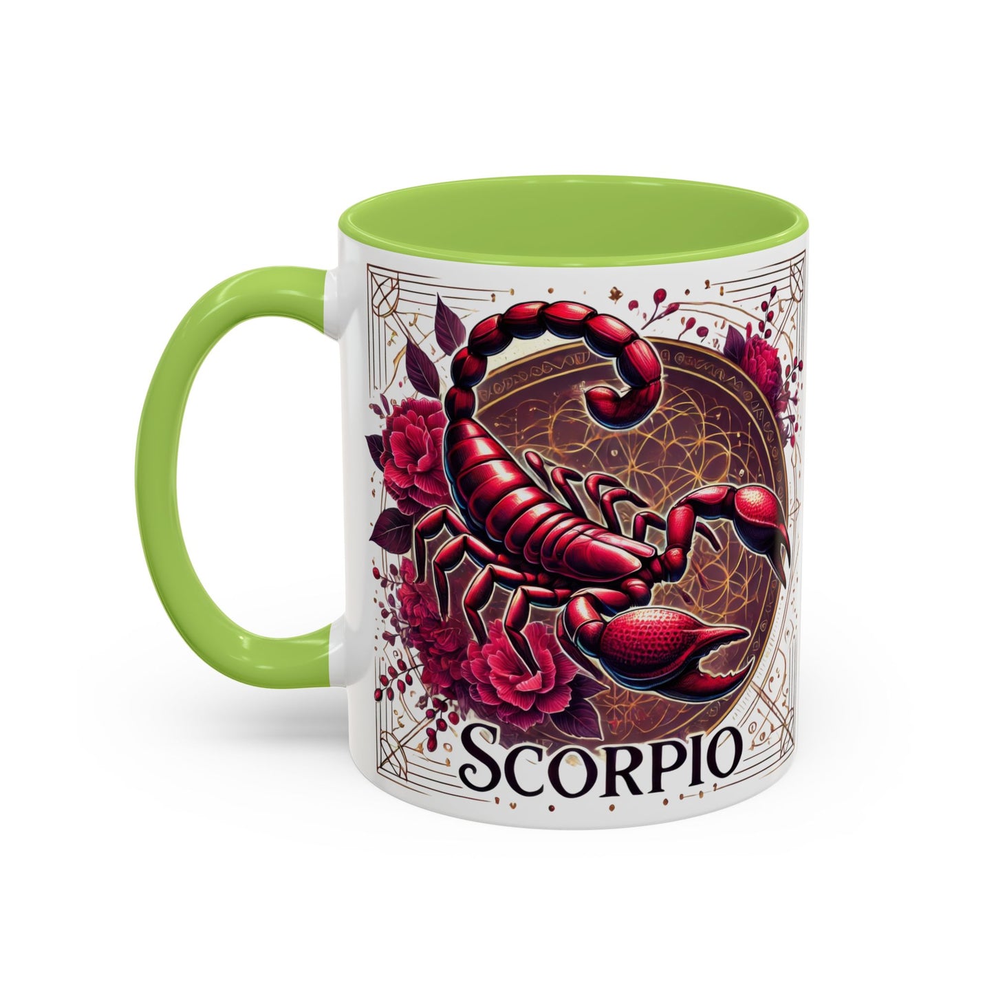 Scorpio Zodiac Accent Coffee Mug - Astrology Gift for Scorpios