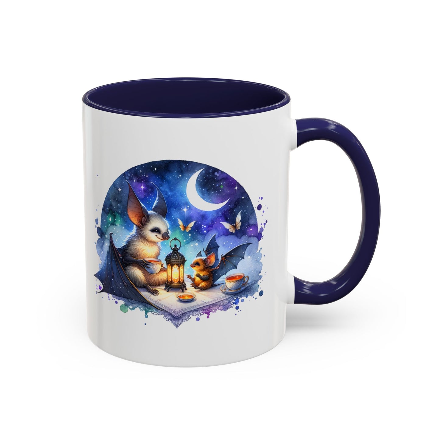 Whimsical Nighttime Coffee Mug: Enchanting Animal Design for Cozy Moments, Gift for Animal Lovers, Unique Home Decor, Special Occasions