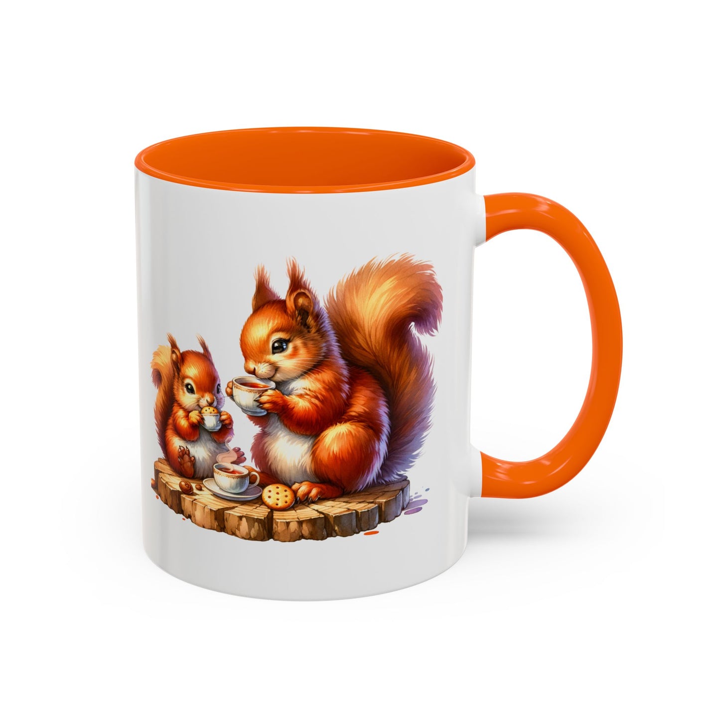 Whimsical Squirrel Coffee Mug - Perfect Gift for Animal Lovers, Cute Kitchen Decor, Hot Beverage Lover's Cup, Cozy Vibe Mugs