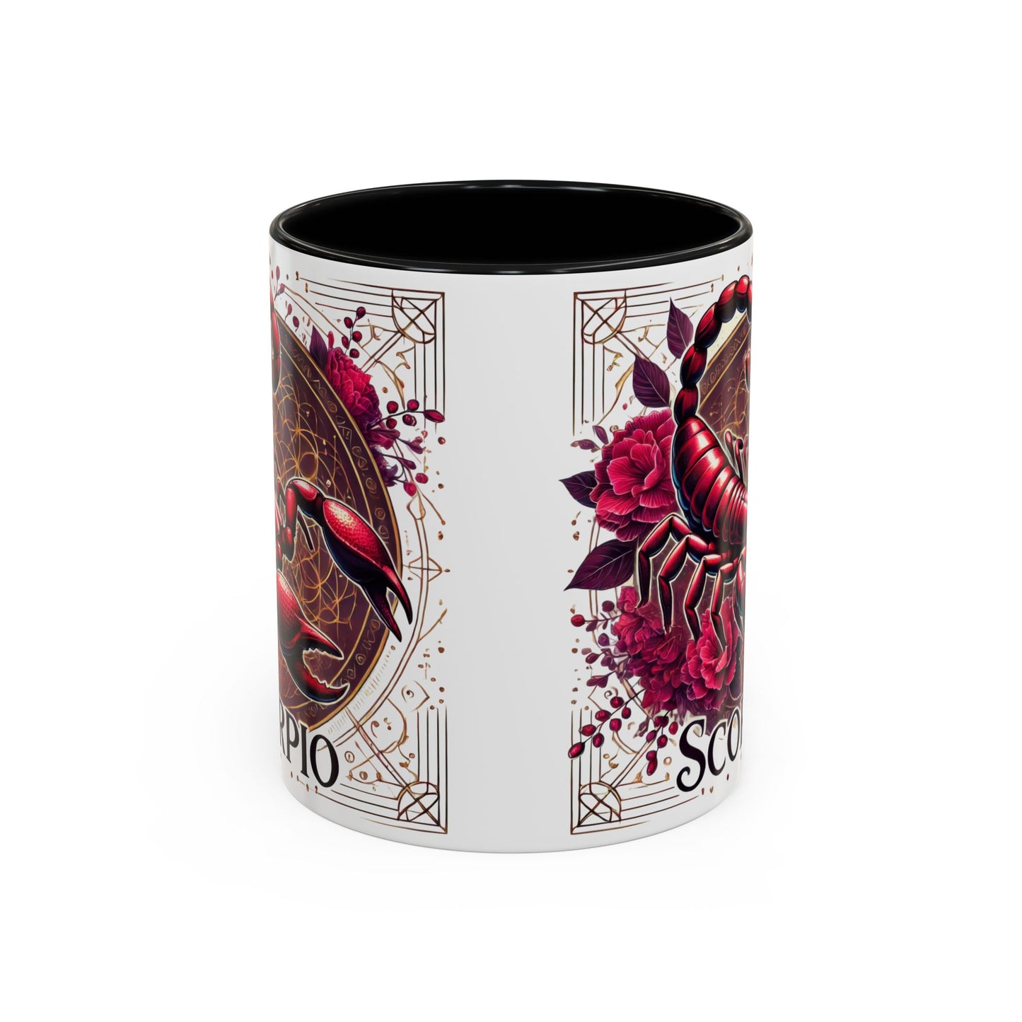 Scorpio Zodiac Accent Coffee Mug - Astrology Gift for Scorpios