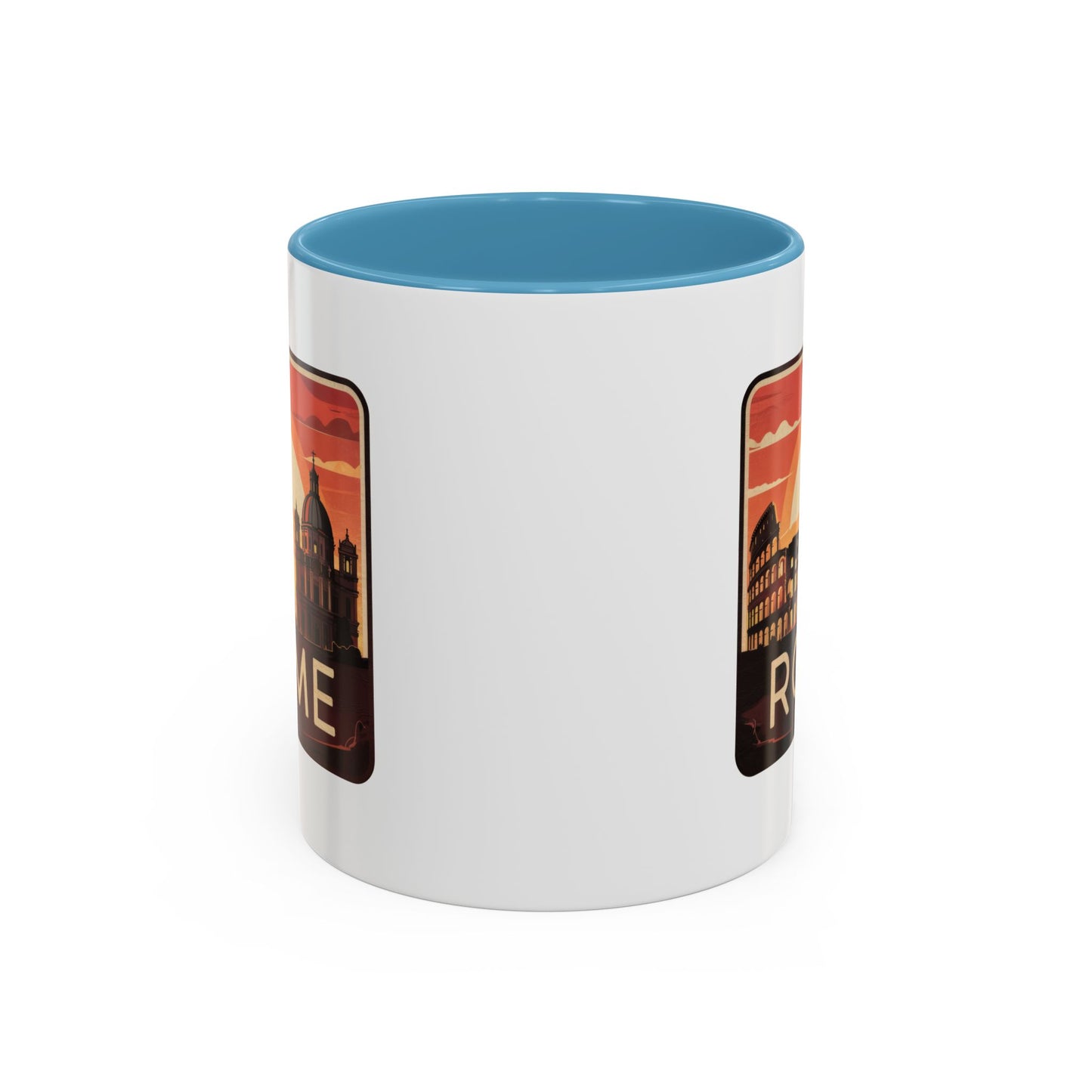 Rome Skyline Accent Coffee Mug, Travel Gift, Coffee Lovers, Home Decor, Unique Souvenir