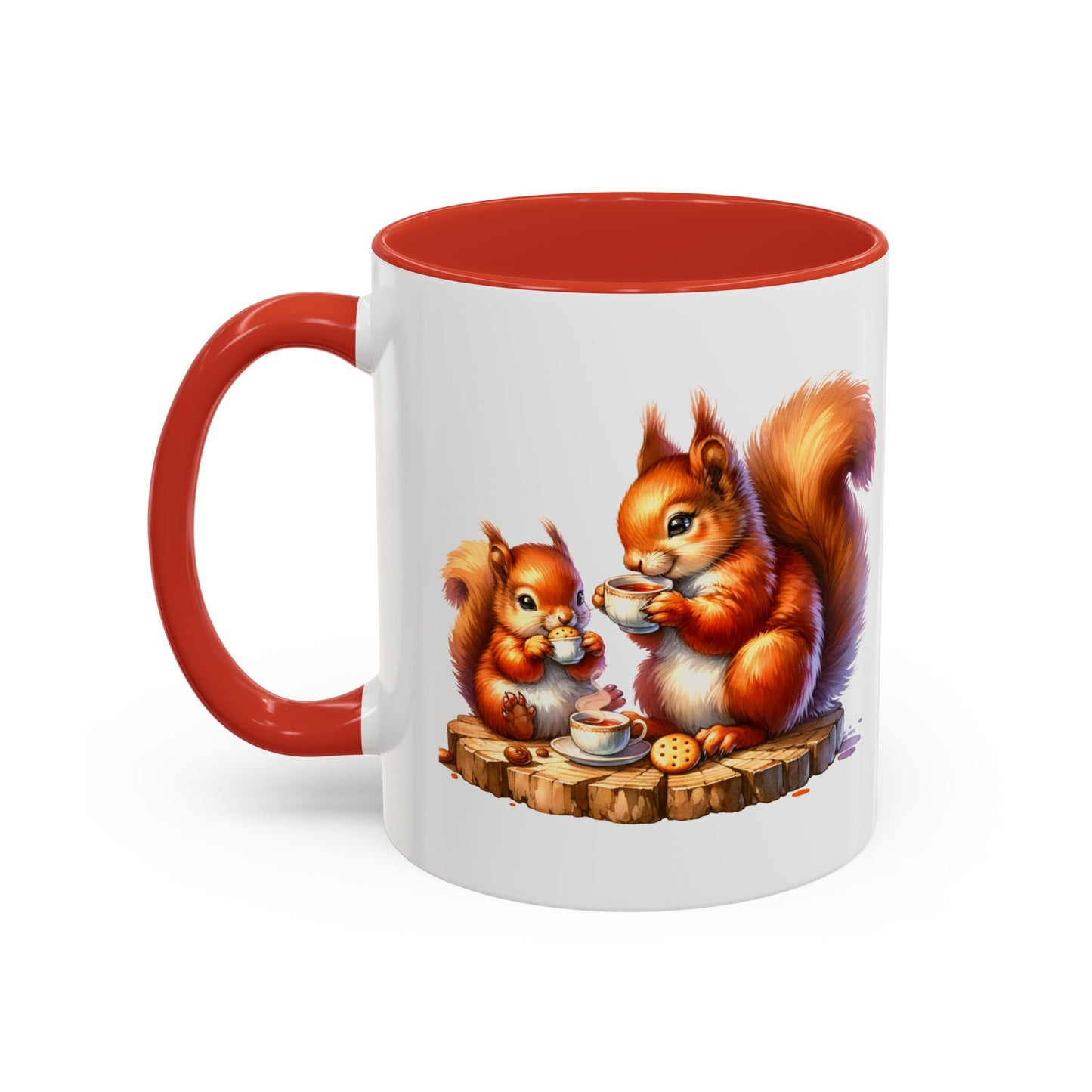 Whimsical Squirrel Coffee Mug - Perfect Gift for Animal Lovers, Cute Kitchen Decor, Hot Beverage Lover's Cup, Cozy Vibe Mugs