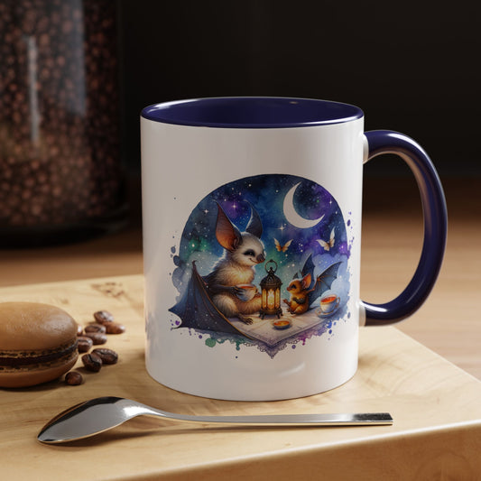 Whimsical Nighttime Coffee Mug: Enchanting Animal Design for Cozy Moments, Gift for Animal Lovers, Unique Home Decor, Special Occasions