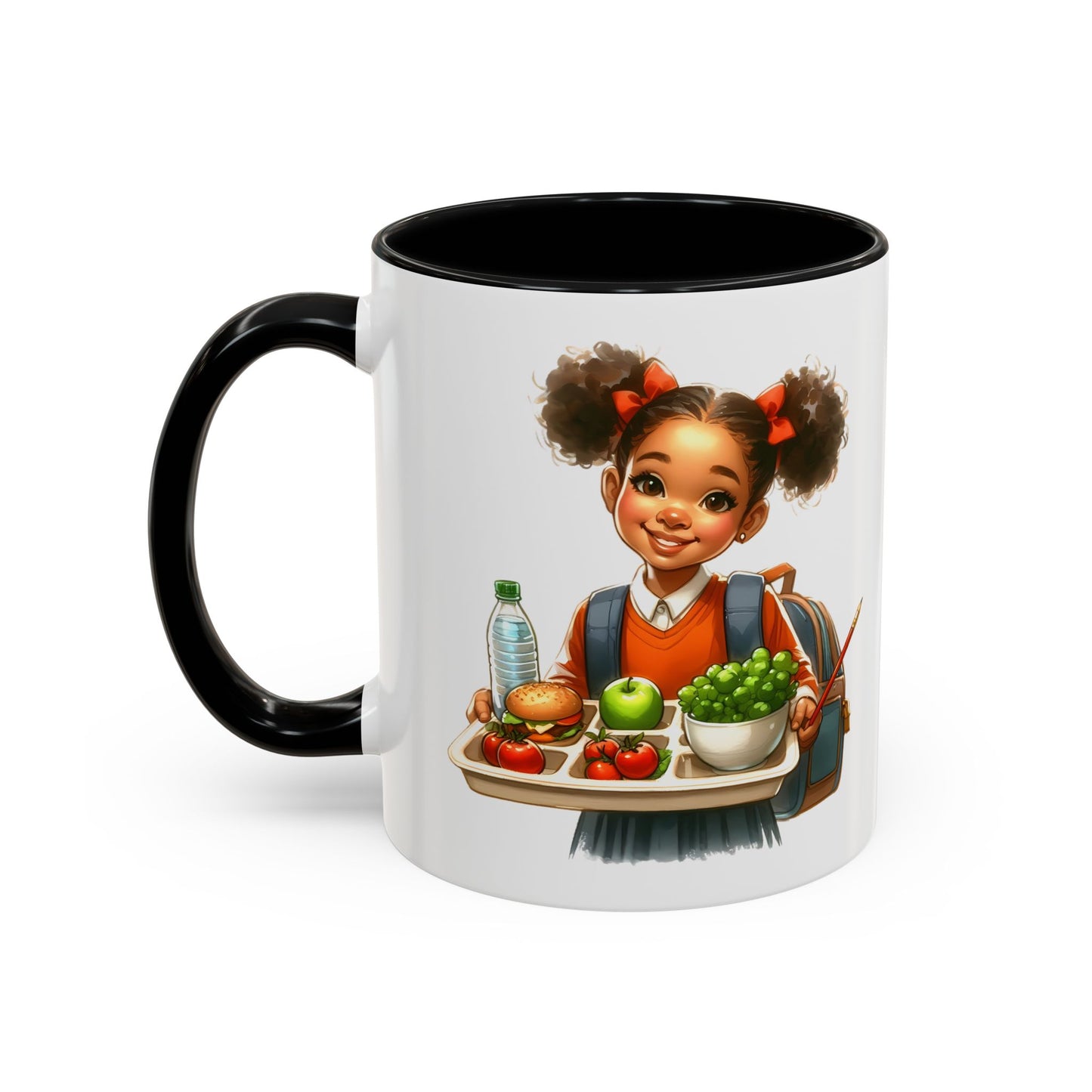 Happy Kids Accent Coffee Mug - Fun Drinkware for Home, School, Nursery, Gifts, Birthday, Holidays, Cute Design