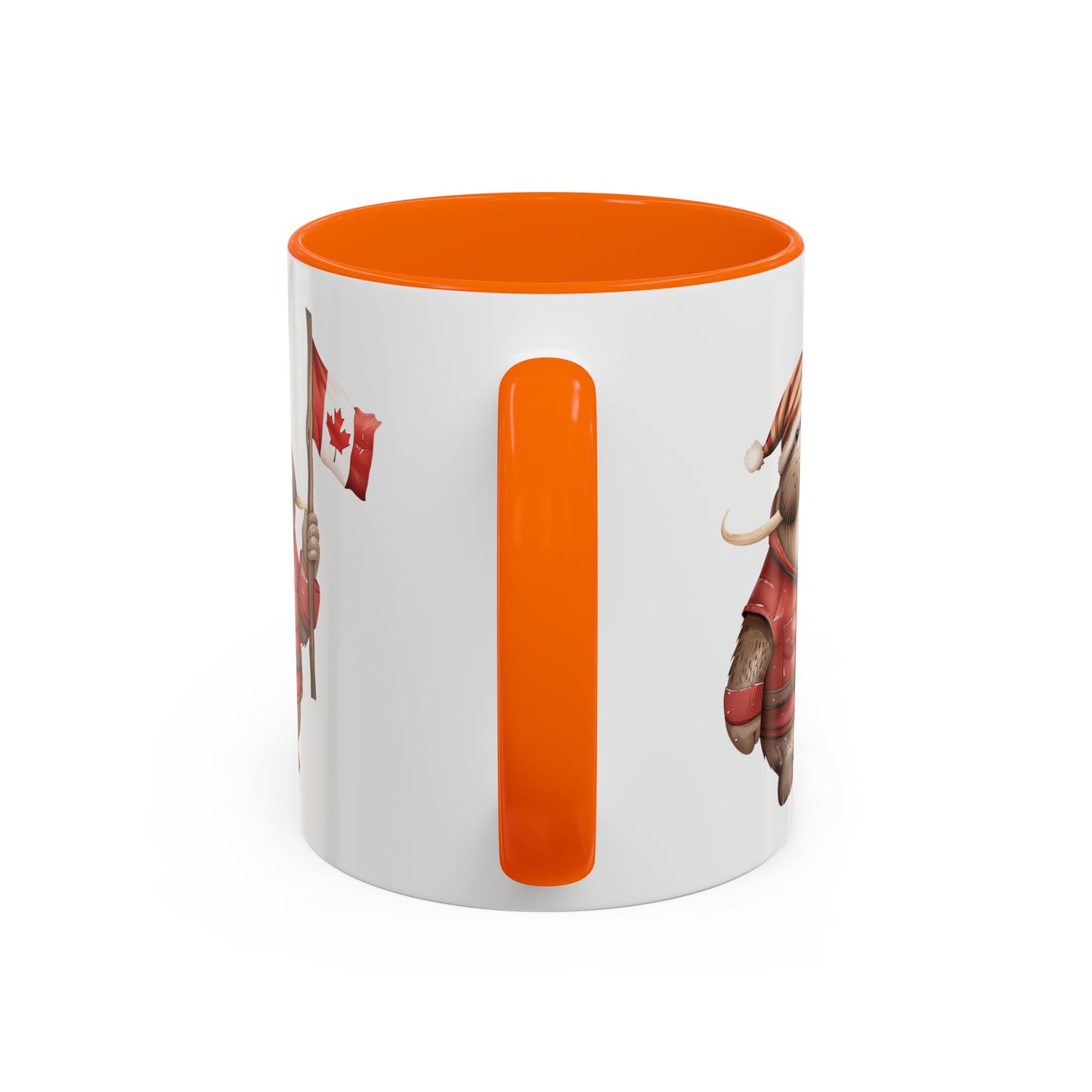 Canadian Holiday Accent Coffee Mug - Adorable Walrus with Flag, Gift for Canada Day, Cute Decor, Coffee Lover, Kitchen Accessory