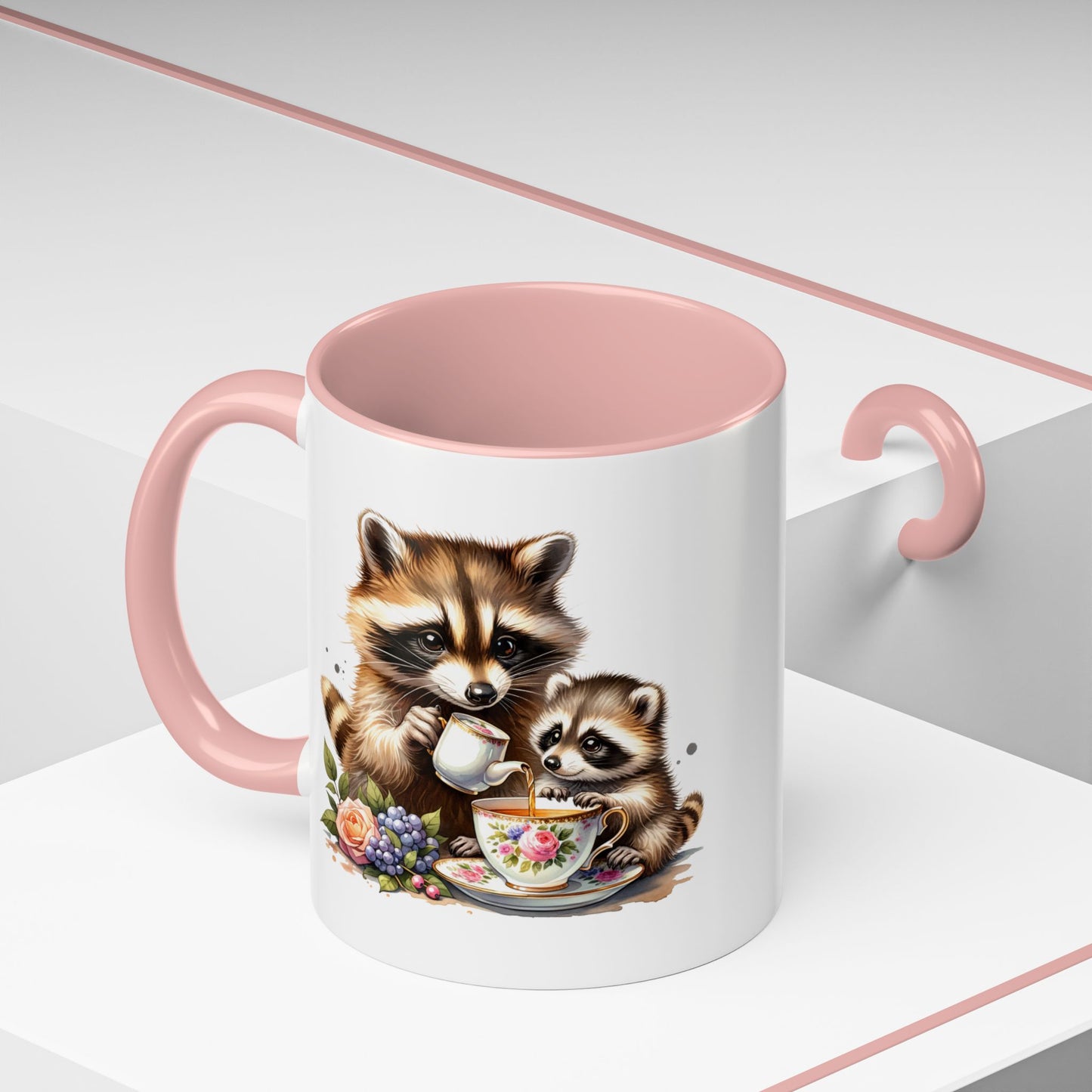 Whimsical Raccoon Coffee Mug - Perfect Gift for Animal Lovers, Cute Kitchen Decor, Tea Lovers, Nature Enthusiasts, Mother's Day