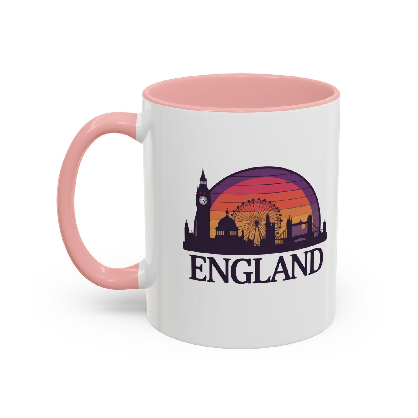 London Skyline Accent Coffee Mug - Unique Gift for Tea Lovers, Home Decor, Travel Souvenir, English Culture Enthusiasts, 11oz, 15oz