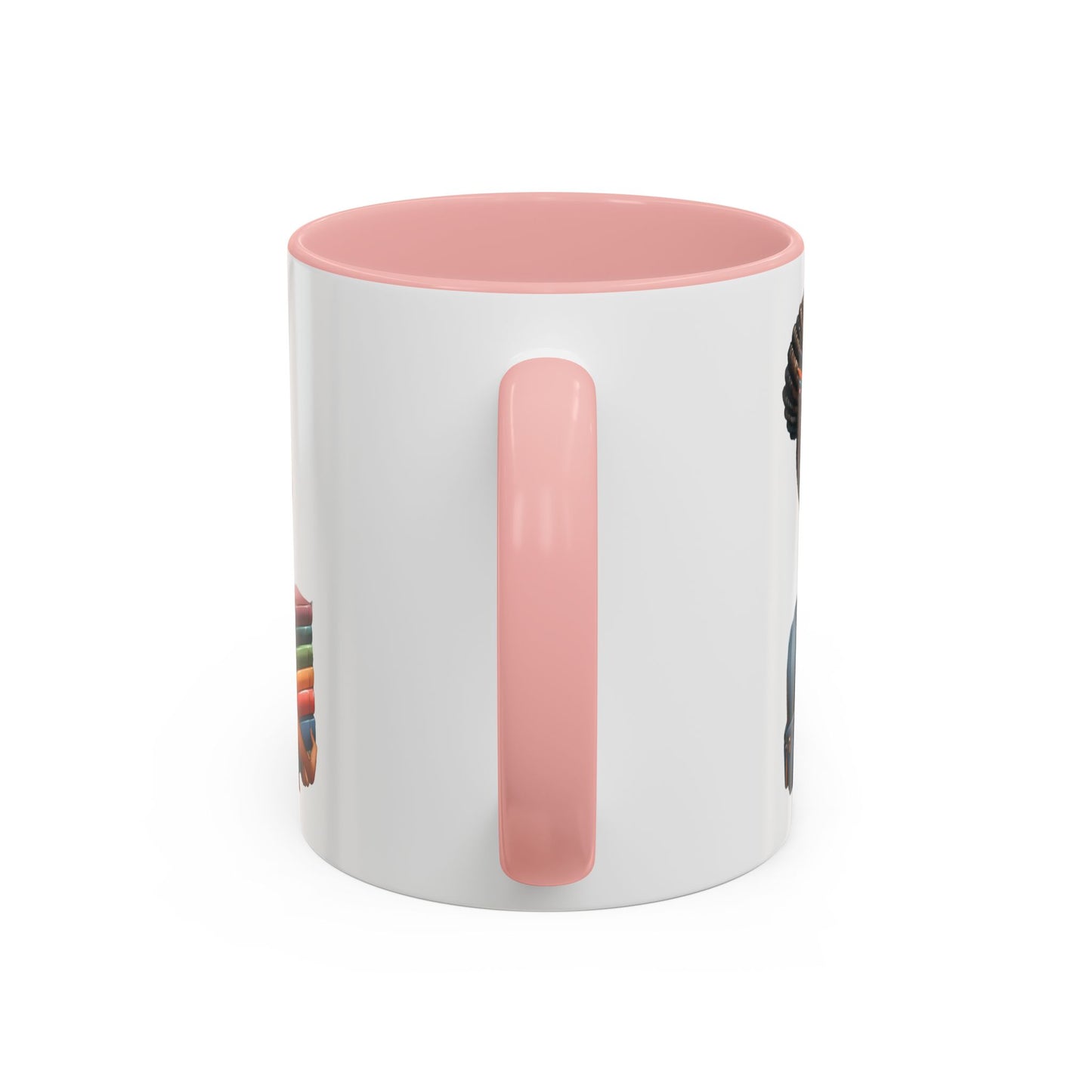 Accent Coffee Mug with Empowering Design, Student Gift, Books Lover Mug, Motivational Cup, School Supplies