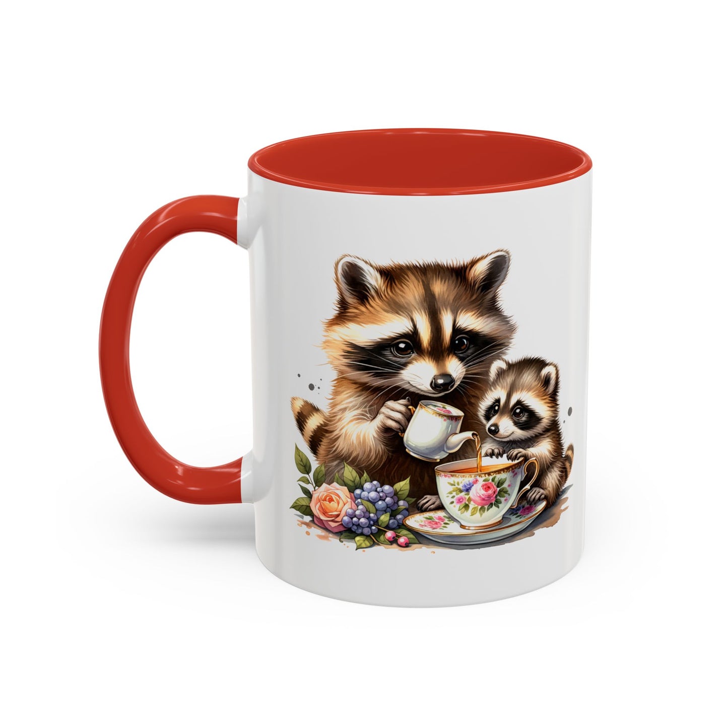 Whimsical Raccoon Coffee Mug - Perfect Gift for Animal Lovers, Cute Kitchen Decor, Tea Lovers, Nature Enthusiasts, Mother's Day