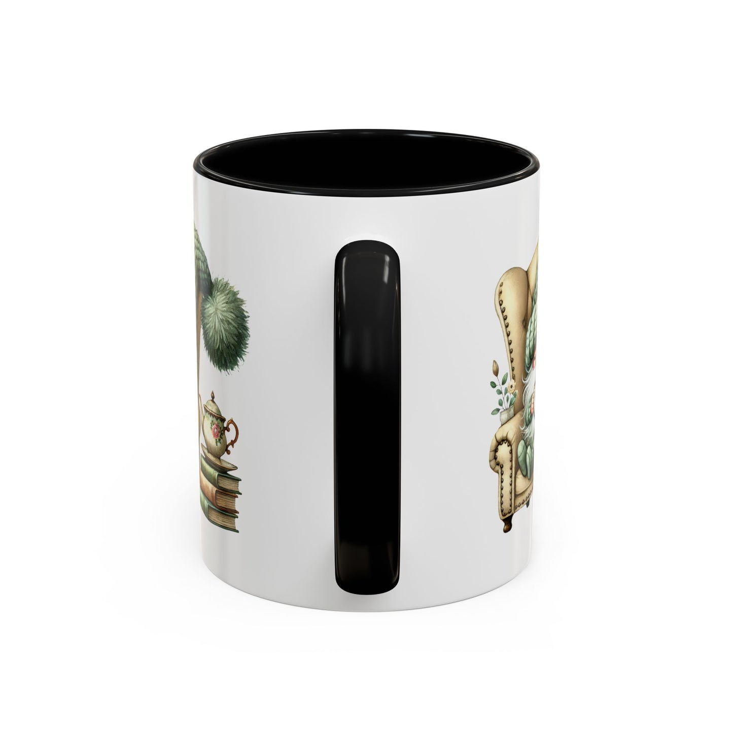 Cozy Gnome Accent Coffee Mug, Cute Gnome Mug, Winter Coffee Cup, Gift for Gnome Lovers, Gnome Decor, Funny Coffee Mug