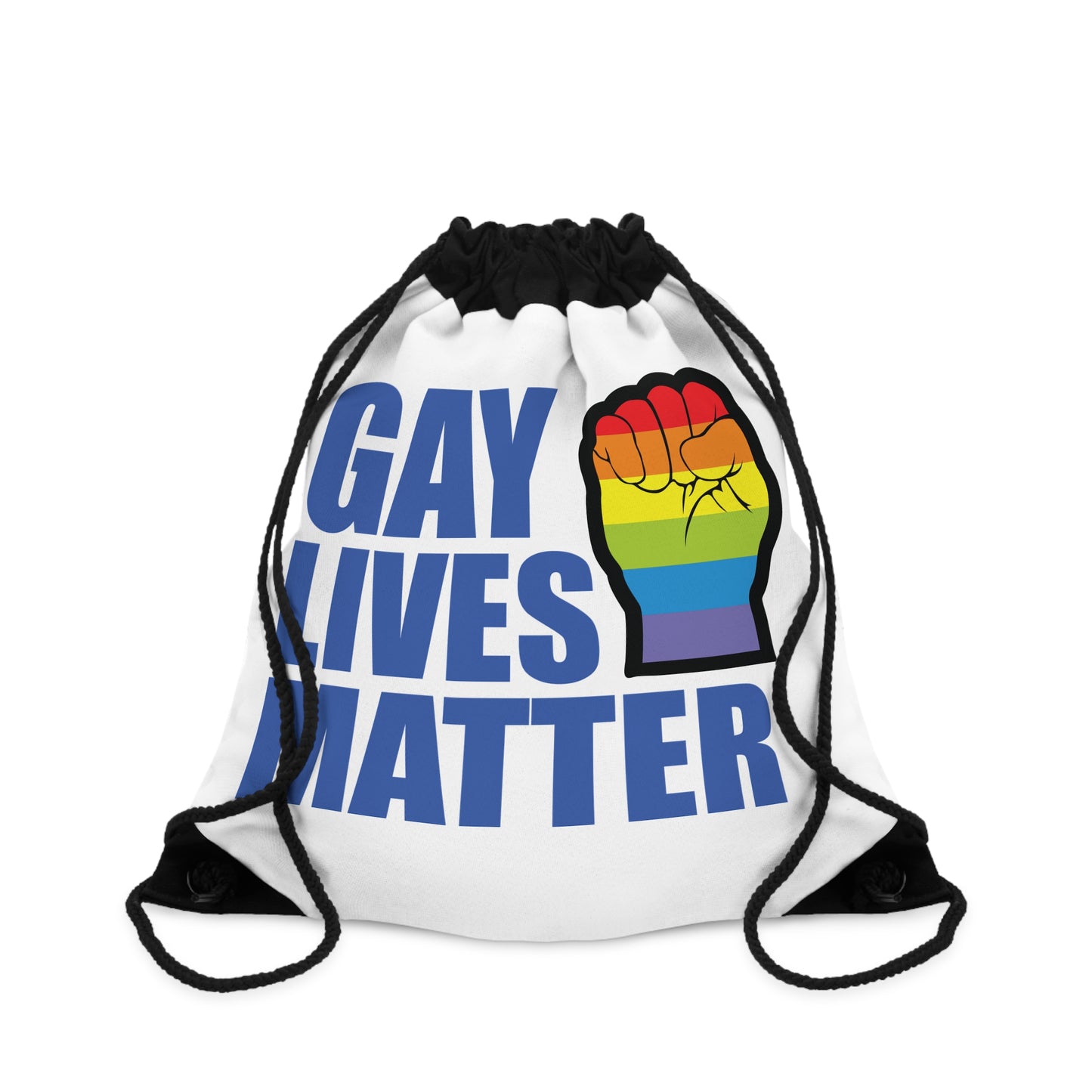Gay Lives Matter Drawstring Bag - Empowerment & Pride Gear
