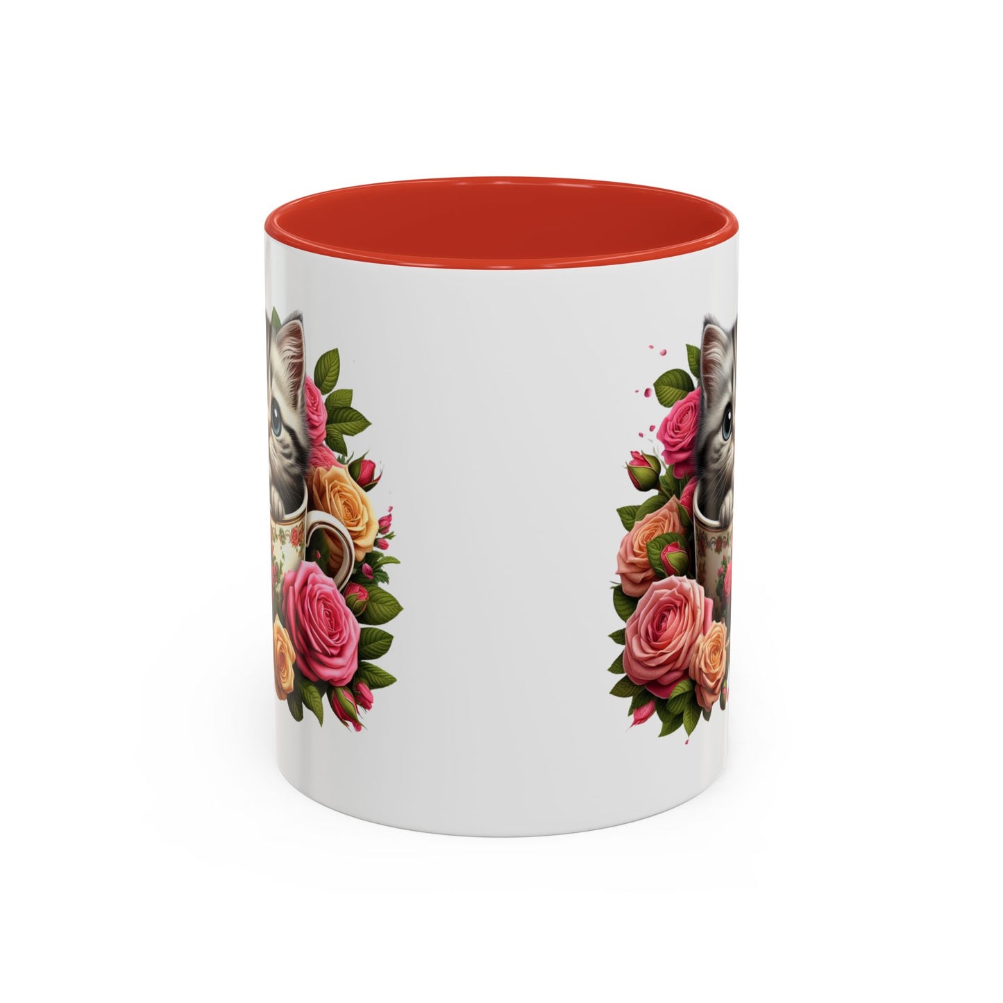 Whimsical Cat Coffee Mug with Floral Accents, Cute Cat Mug, Pet Lover Gift, Tea Cup, Perfect for Cat Lovers, Floral Coffee Cup, [...]