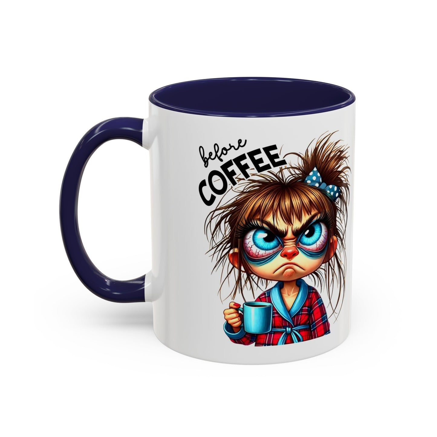 Cute Caffeinated Coffee Mug, Fun Gift for Coffee Lovers, Cute Mug for Home Office, Perfect for Birthdays, Holidays, Relaxation