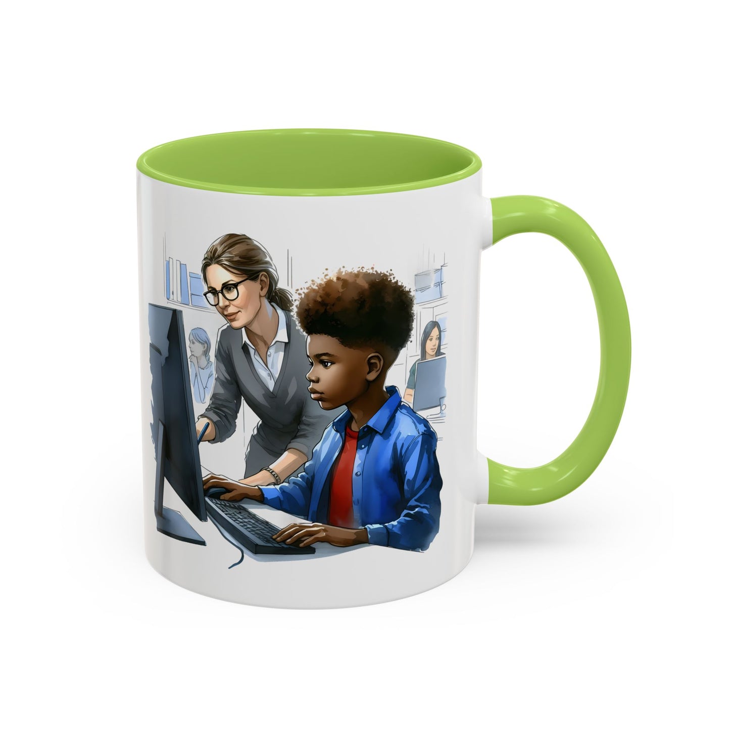 Empowering Desk Coffee Mug with Inspirational Design, Work Mug, Office Decor, Motivational Gift, Teacher Appreciation