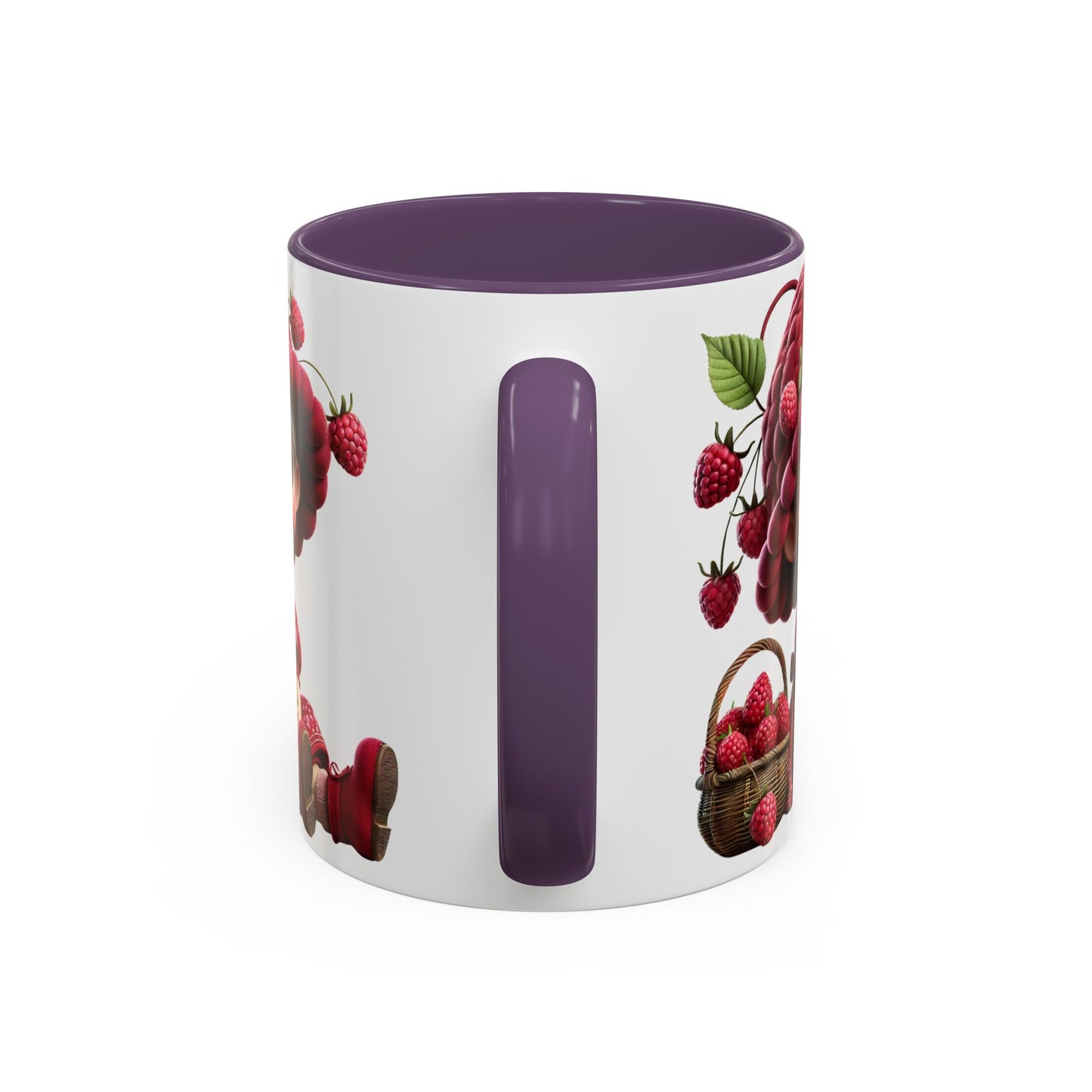 Whimsical Raspberry Character Coffee Mug - 11oz & 15oz