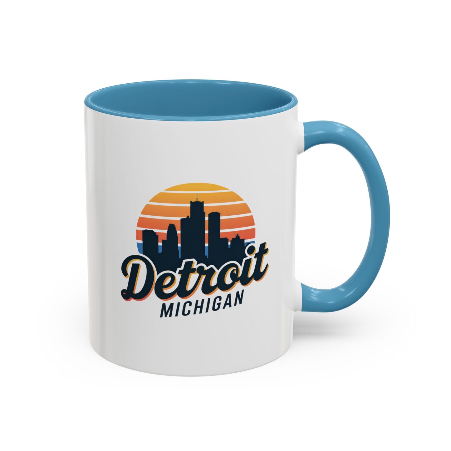 Detroit Skyline Coffee Mug - Perfect for Home, Gifts, Office Decor, Travel, Sunsets