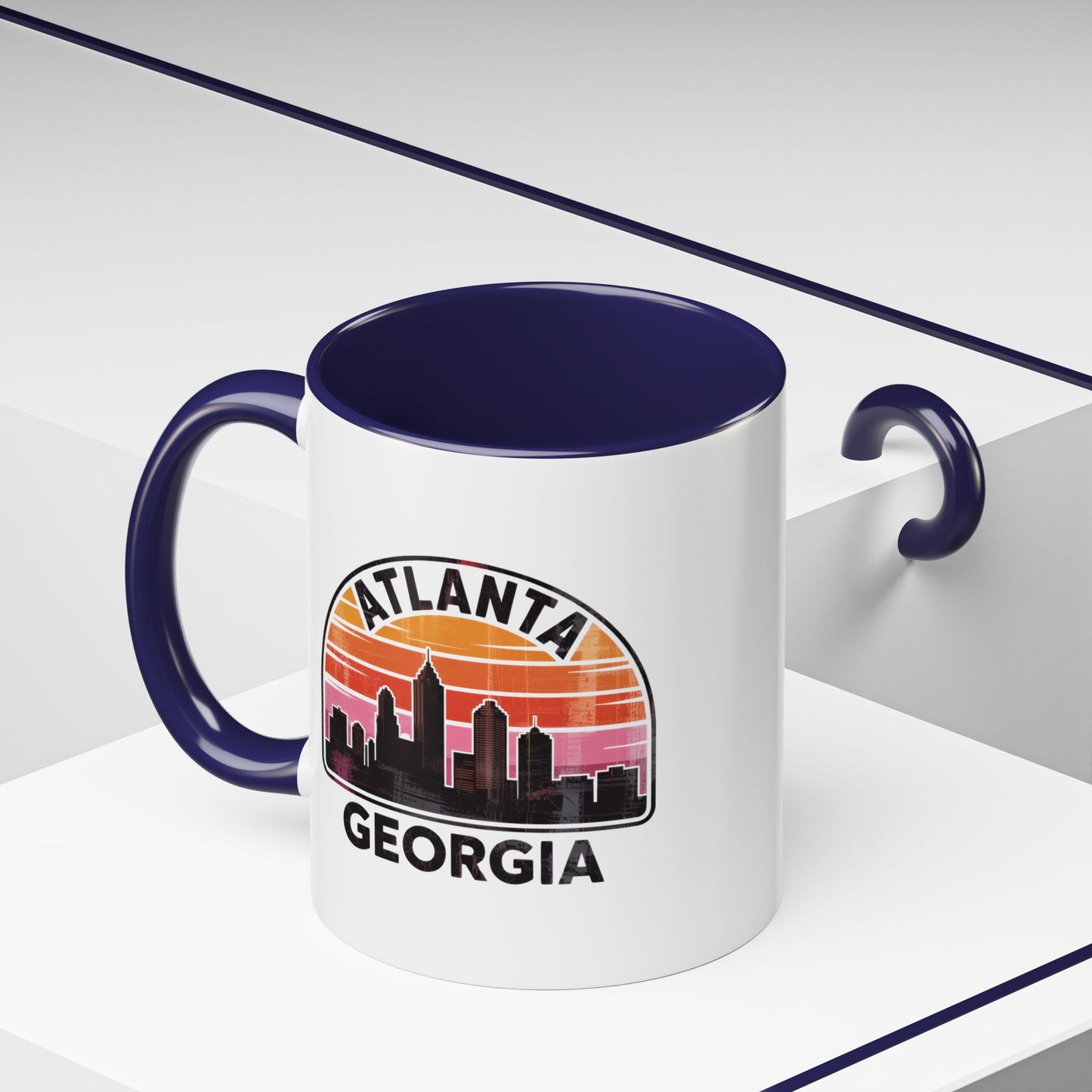 Vibrant Atlanta Coffee Mug - Perfect for Home or Office, Gift for Coffee Lovers, Souvenir for Travelers, Georgia Pride
