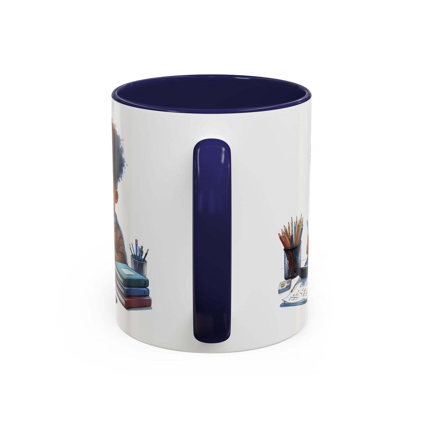 Charming Study Buddy Coffee Mug, Cute Gift for Students, Writers, Back to School, Personalized Teacher Gift, Unique Desk Decor