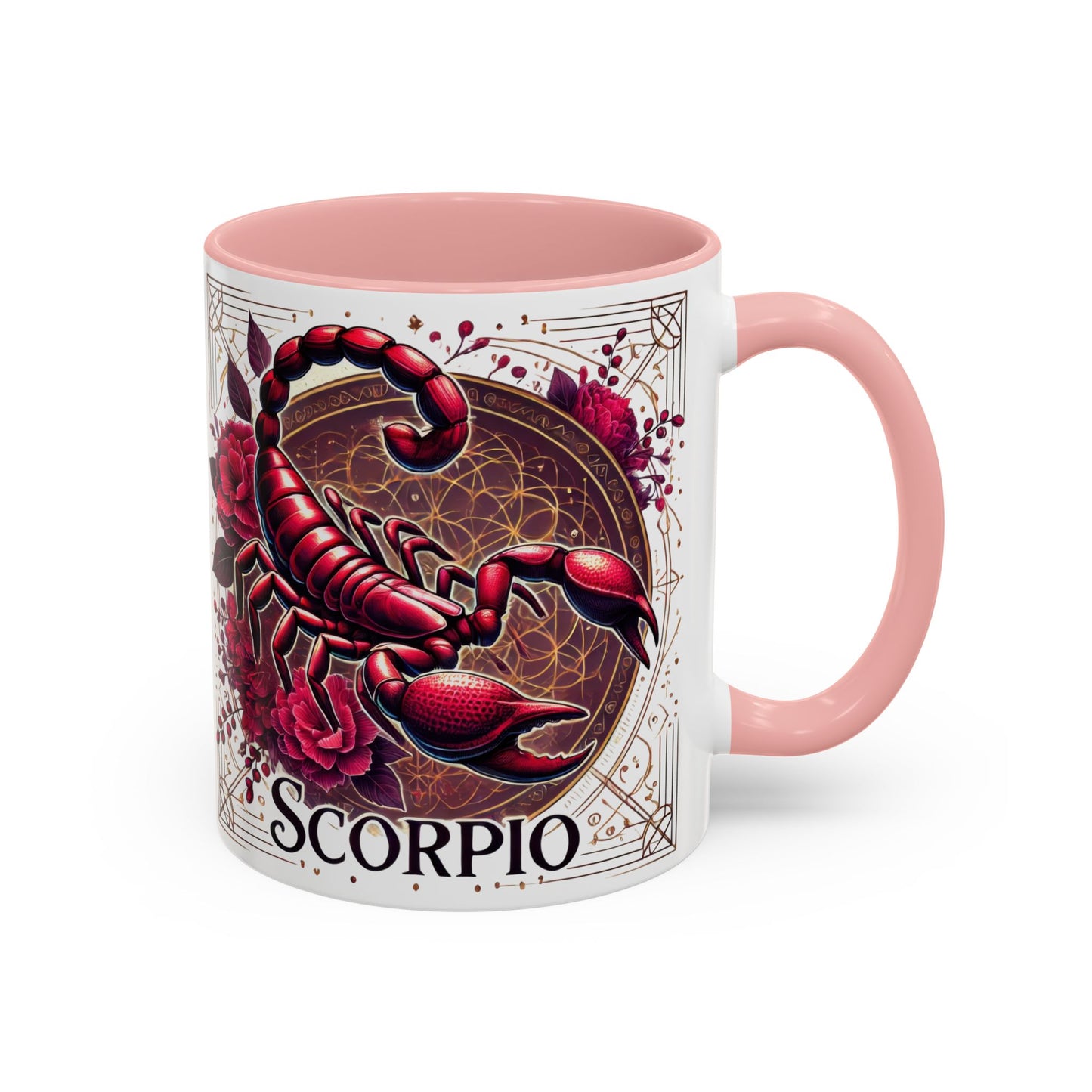 Scorpio Zodiac Accent Coffee Mug - Astrology Gift for Scorpios