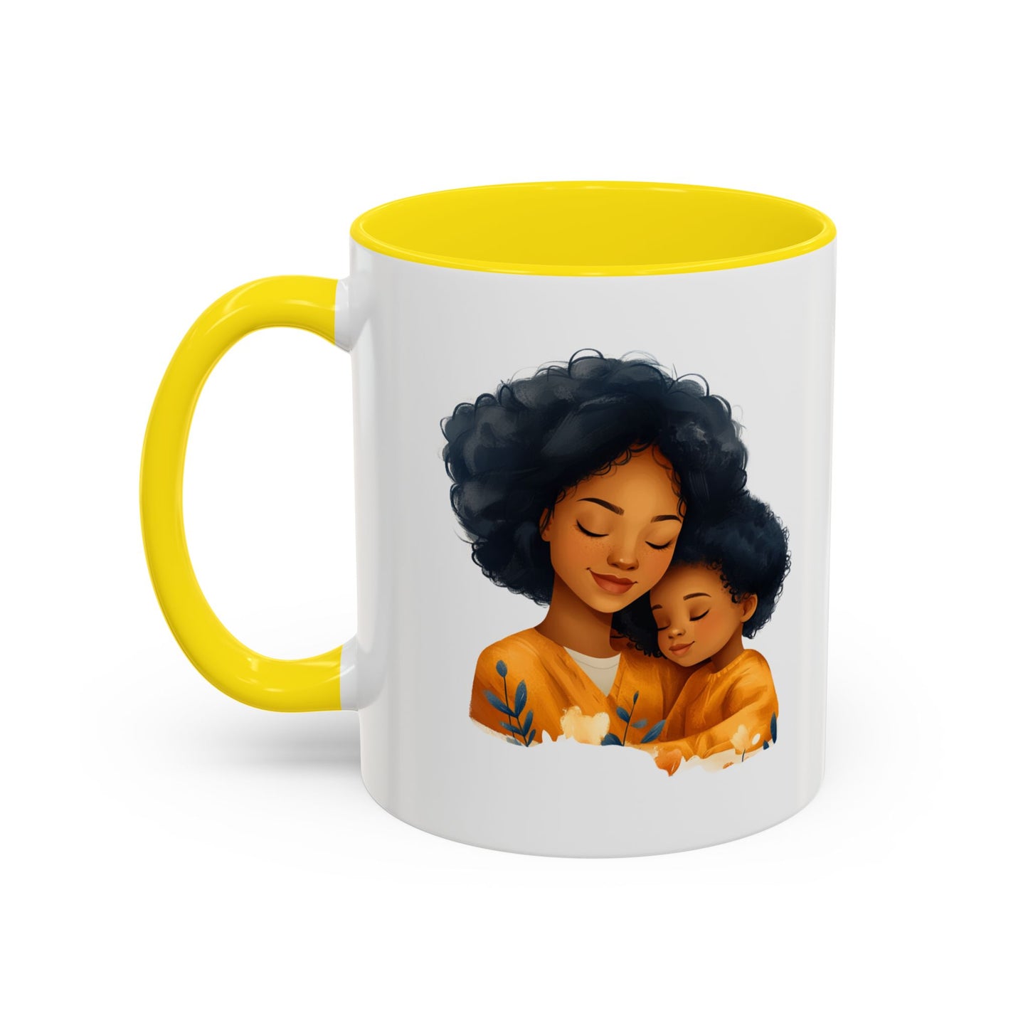 Warm Embrace Coffee Mug - Celebrating Love, Mom Gift, Unique Artwork, Cozy Home Decor, Perfect for Mother's Day, Tea Lover