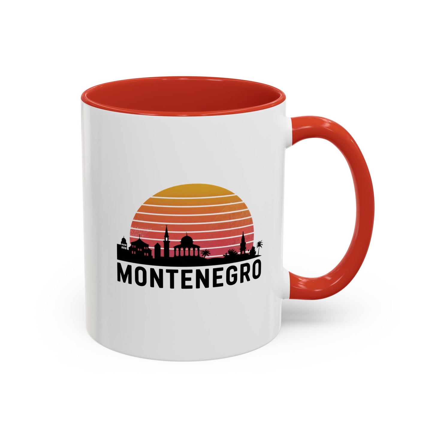Montenegro Sunset Coffee Mug, Unique Black Accent Mug, Gift for Coffee Lovers, Travel Mug, Home Decor, Souvenir