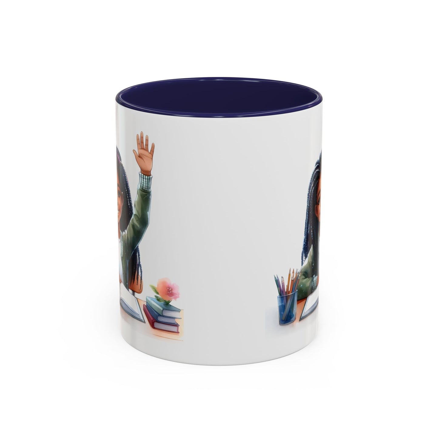 Charming Coffee Mug for Education Lovers, Black Accent Mug, Inspirational Teacher Gift, Cute School Mug, Study Buddy, Personalized [...]