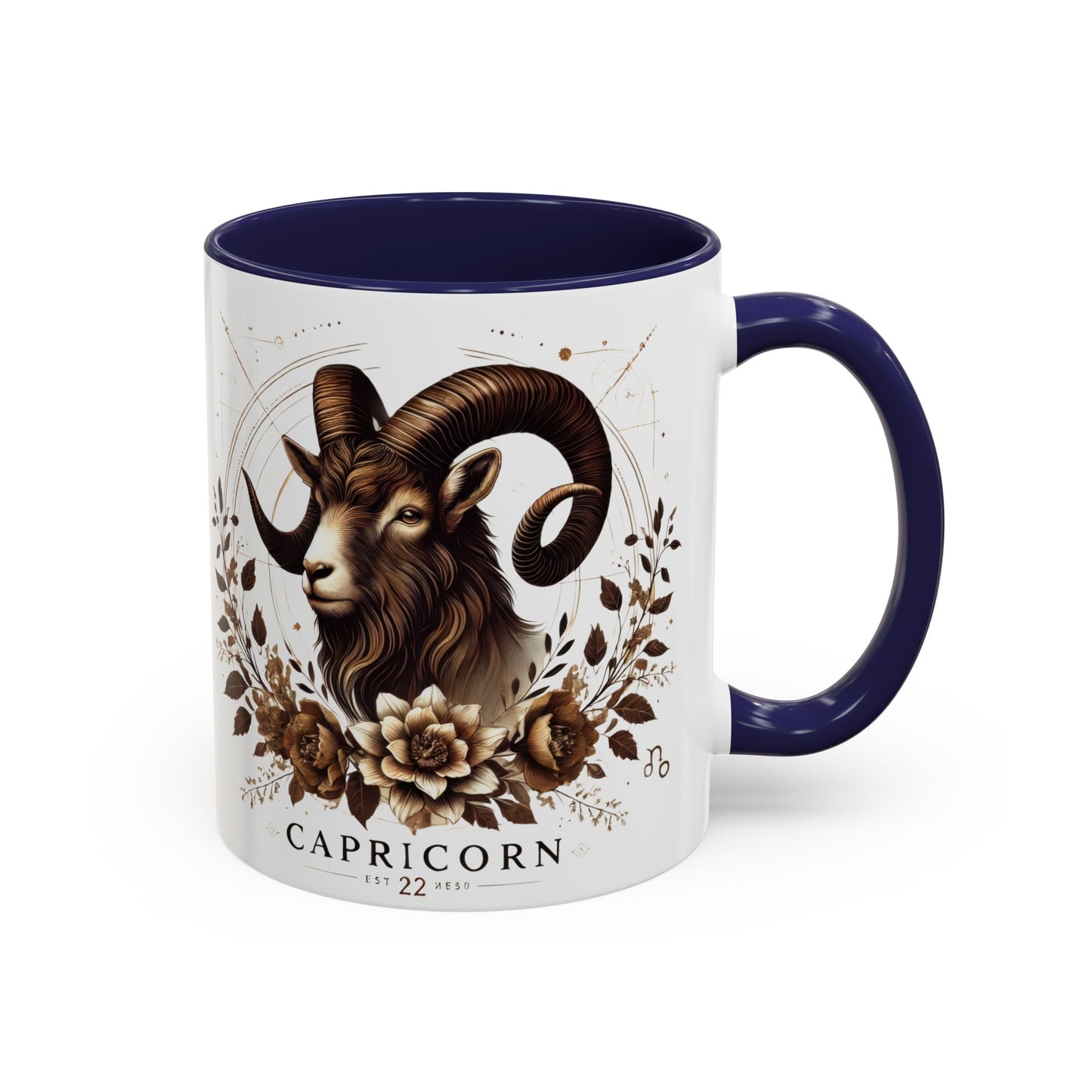 Capricorn Zodiac Coffee Mug - Elegant Astrological Design for Astrology Lovers