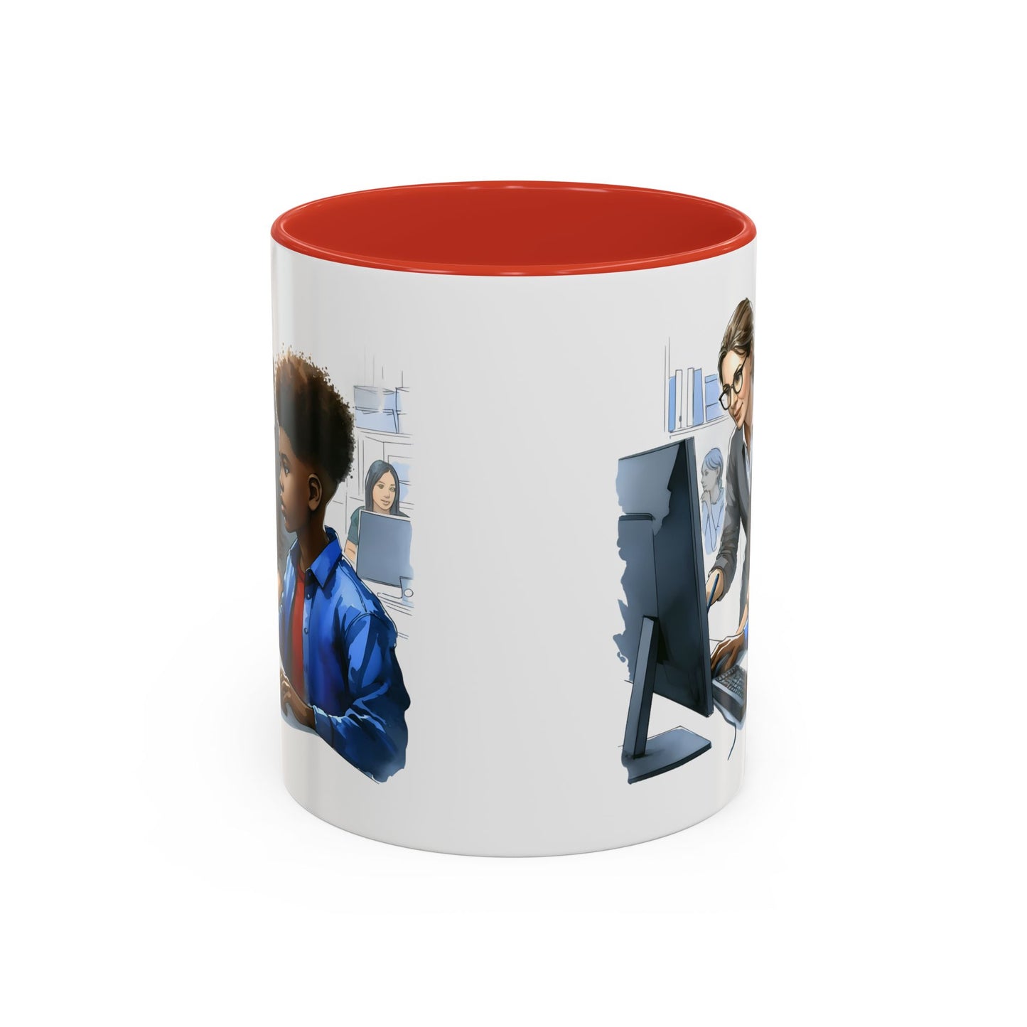 Empowering Desk Coffee Mug with Inspirational Design, Work Mug, Office Decor, Motivational Gift, Teacher Appreciation