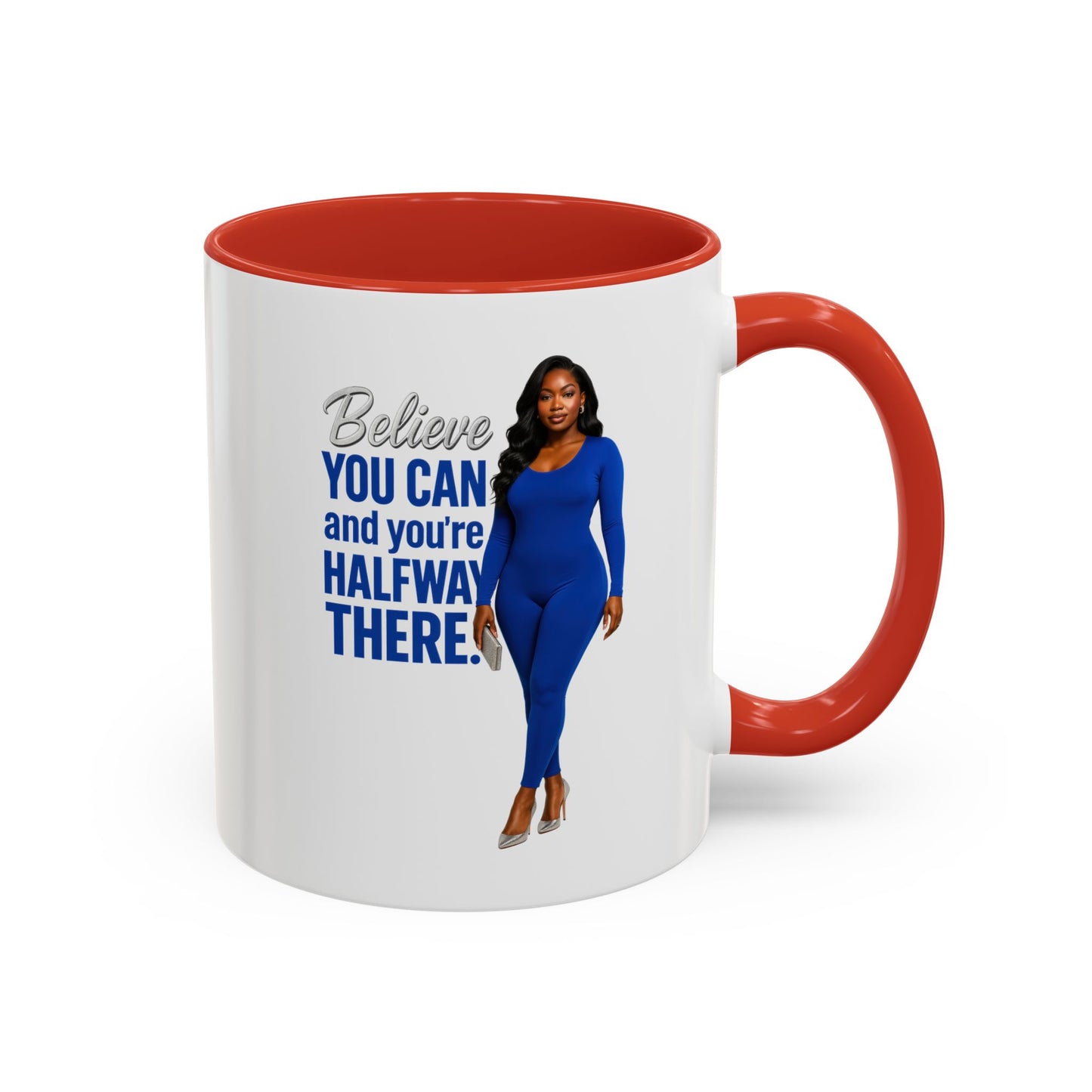 Motivational Coffee Mug, Believe You Can Inspirational Mug, Office Gift, Birthday Gift, Self-Empowerment Mug, Positive Vibes, Fun Quote Cup