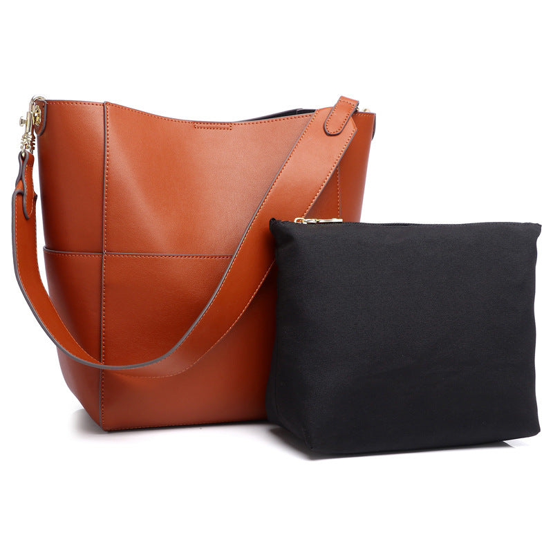 Bucket bag big bag shoulder messenger bag