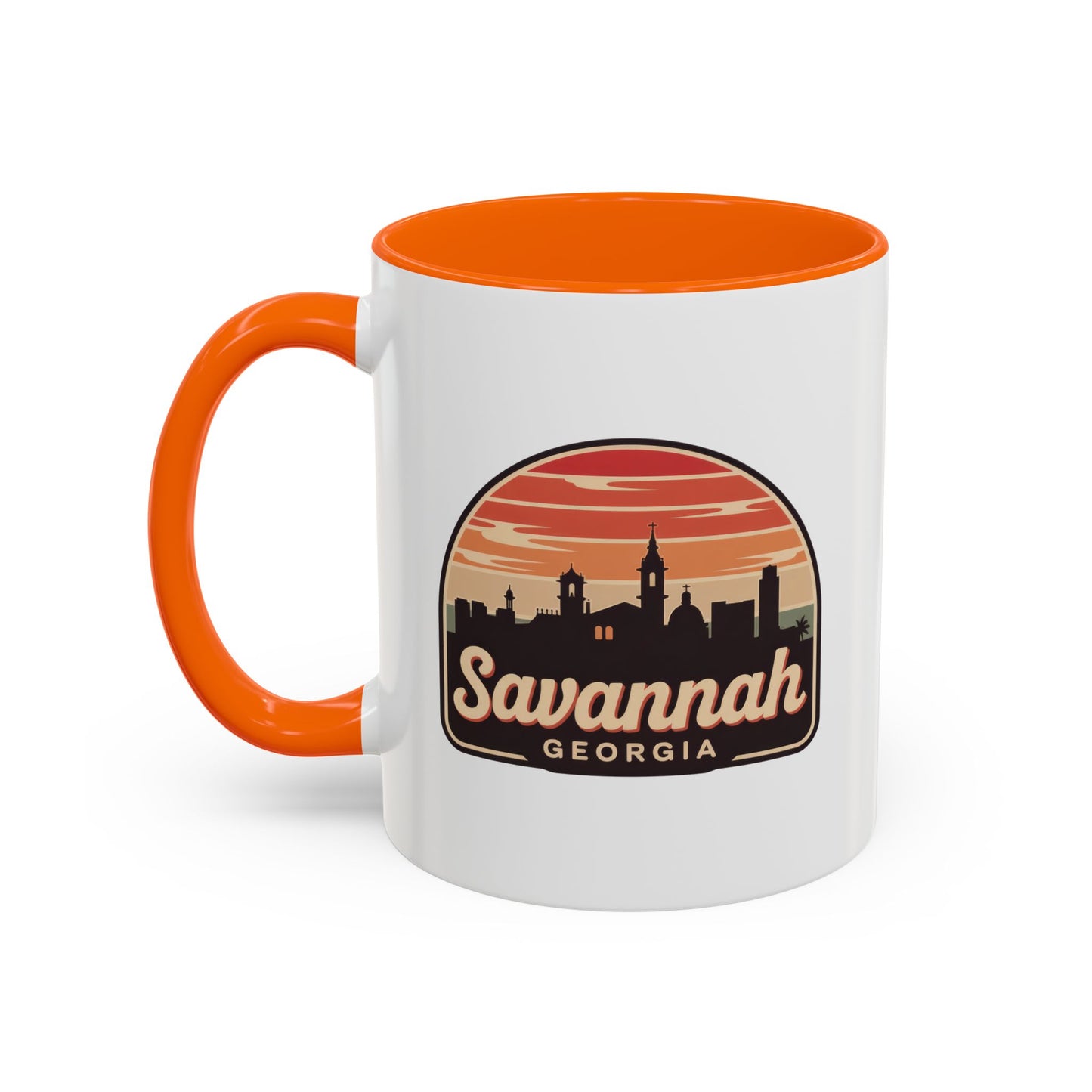 Savannah Skyline Accent Coffee Mug - Perfect for Gifts, Souvenirs, Festivals, Home Decor, Coffee Lovers