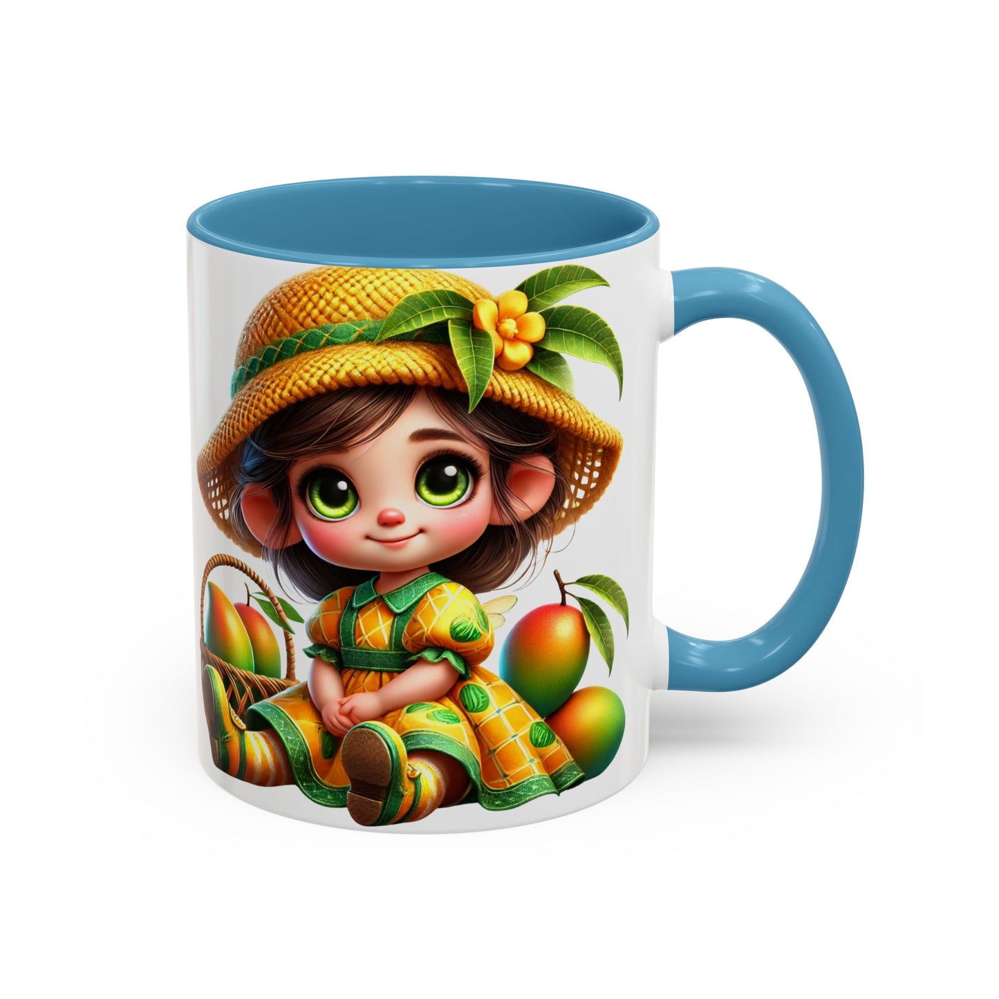 Whimsical Fruit-Themed Accent Coffee Mug - 11 & 15oz