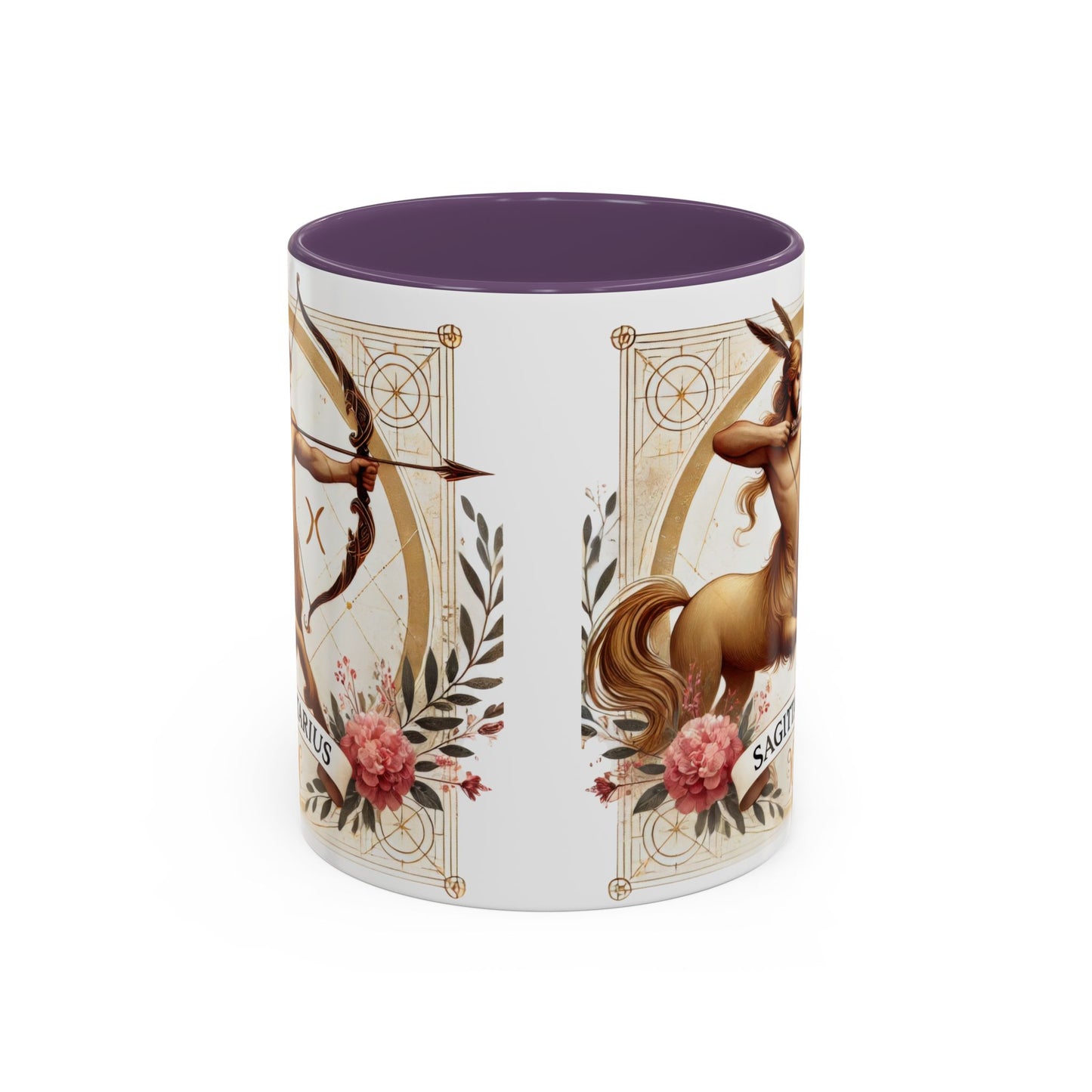 Sagittarius Accent Coffee Mug – 11oz & 15oz – Zodiac Inspired Gift for Astrology Lovers