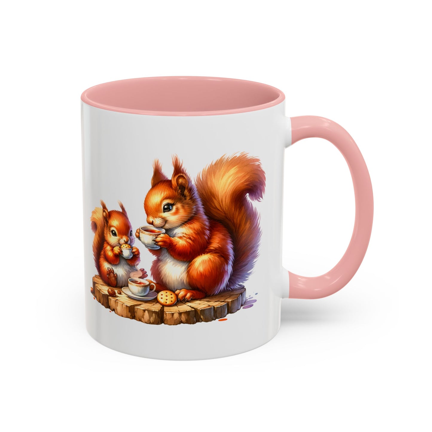 Whimsical Squirrel Coffee Mug - Perfect Gift for Animal Lovers, Cute Kitchen Decor, Hot Beverage Lover's Cup, Cozy Vibe Mugs
