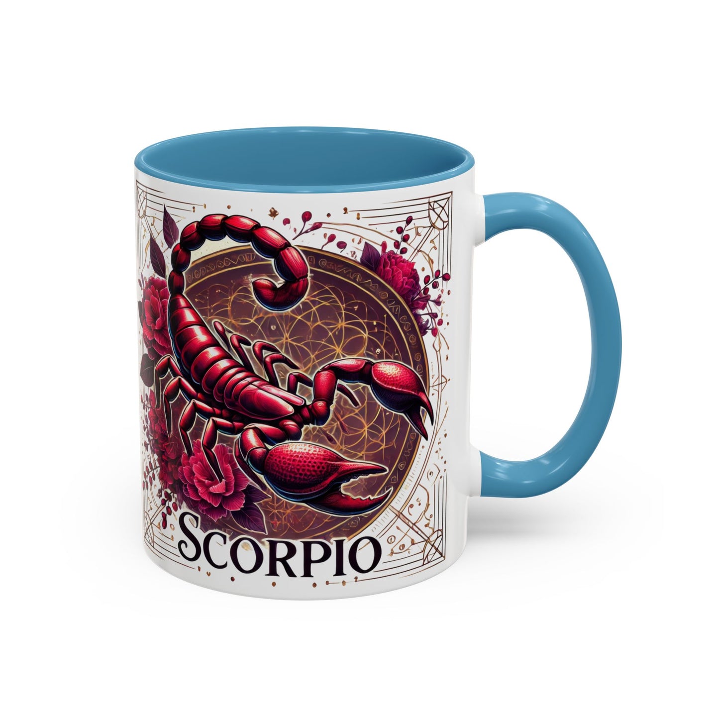 Scorpio Zodiac Accent Coffee Mug - Astrology Gift for Scorpios