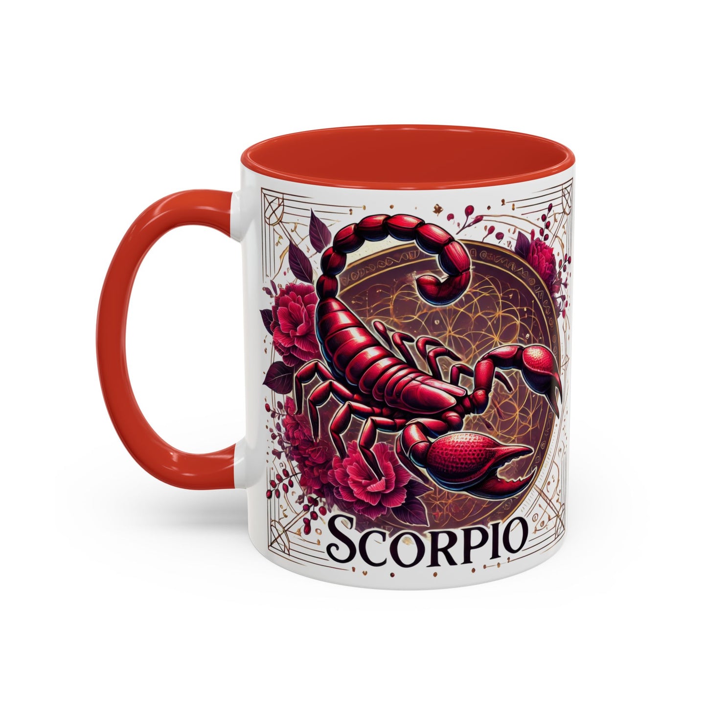 Scorpio Zodiac Accent Coffee Mug - Astrology Gift for Scorpios