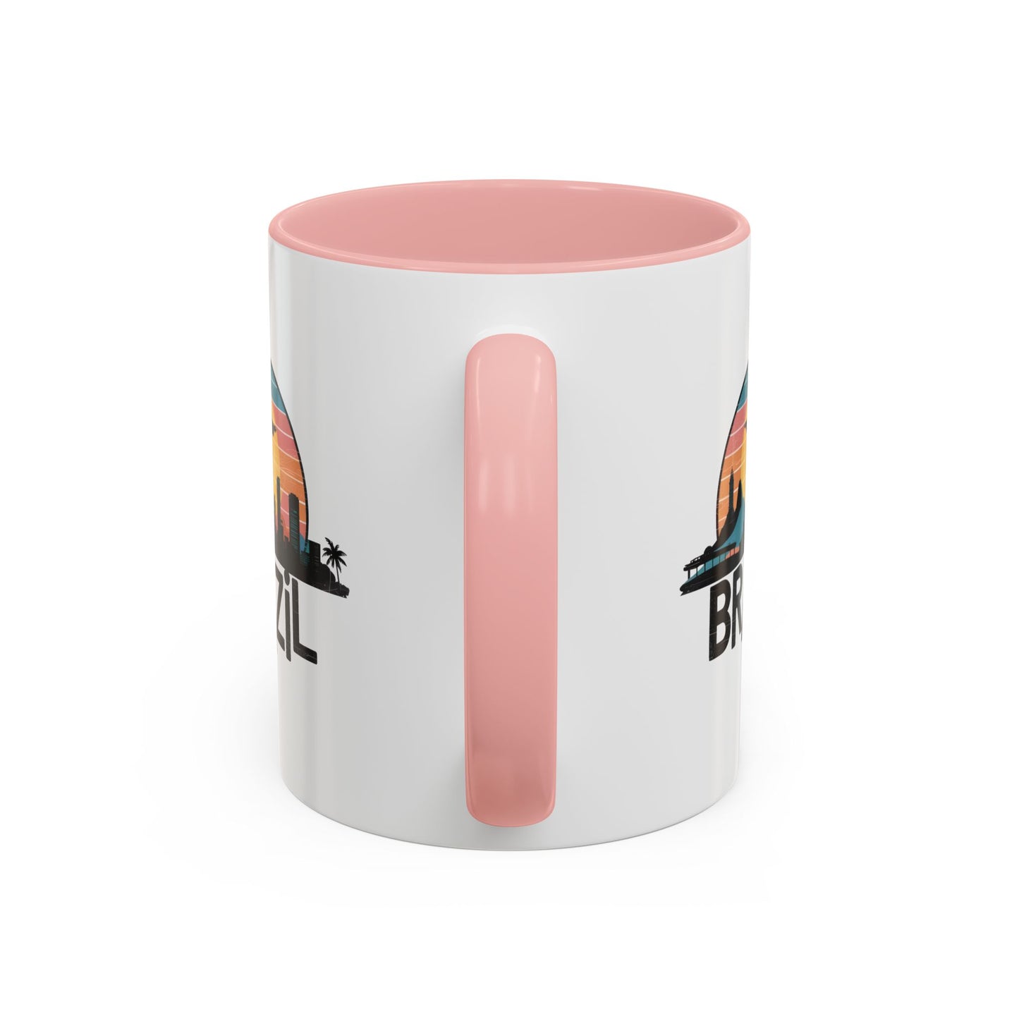 Brazilian Vibe Coffee Mug, Accent Mug for Travel Lovers, Gift for Brazil Enthusiasts, Souvenir Coffee Cup, Beach Theme Mug