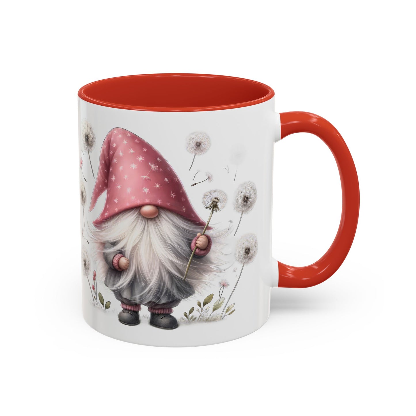 Whimsical Gnome Coffee Mug, Cute Coffee Cup, Garden Home Decor, Perfect Gift for Plant Lovers, Seasonal Celebration Drinkware