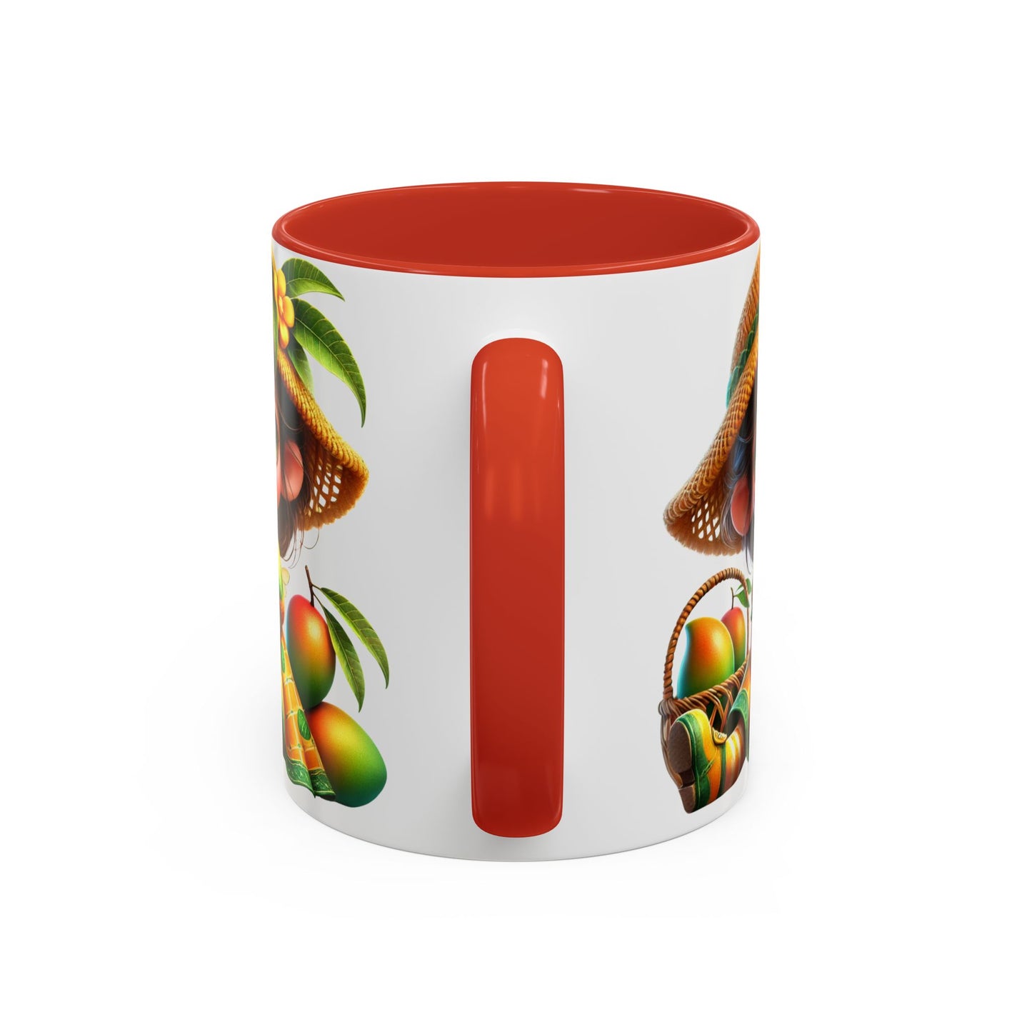 Whimsical Fruit-Themed Accent Coffee Mug - 11 & 15oz
