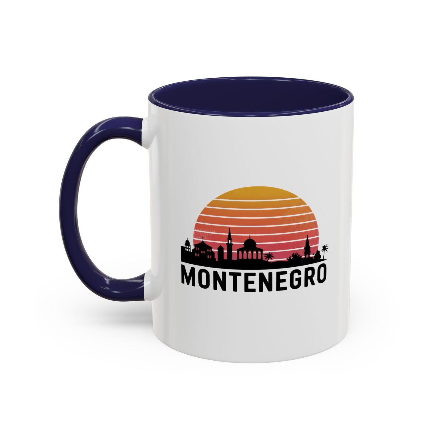 Montenegro Sunset Coffee Mug, Unique Black Accent Mug, Gift for Coffee Lovers, Travel Mug, Home Decor, Souvenir