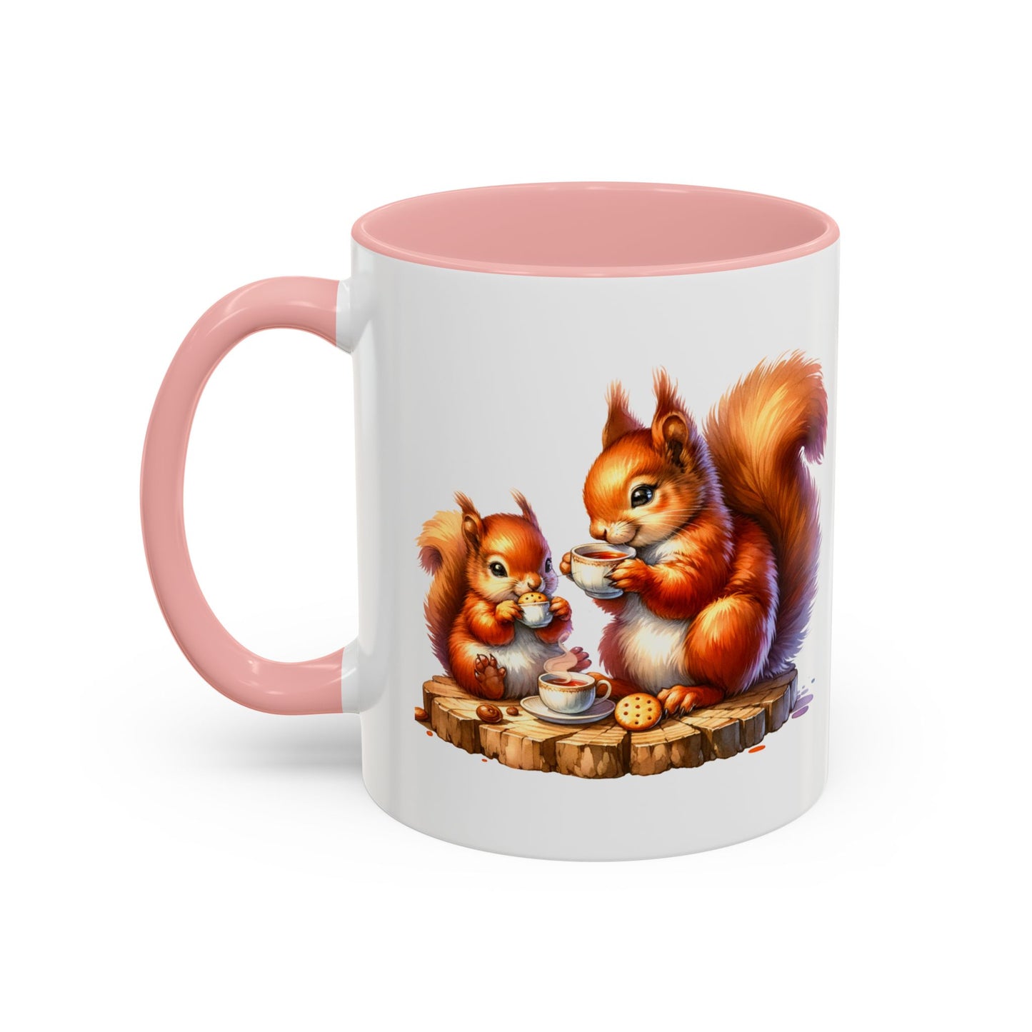 Whimsical Squirrel Coffee Mug - Perfect Gift for Animal Lovers, Cute Kitchen Decor, Hot Beverage Lover's Cup, Cozy Vibe Mugs