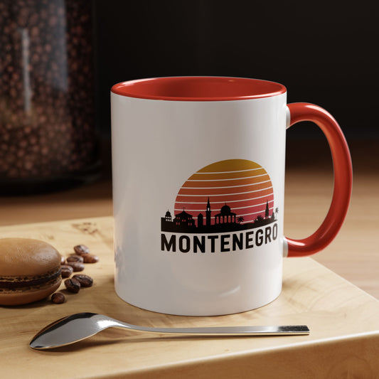 Montenegro Sunset Coffee Mug, Unique Black Accent Mug, Gift for Coffee Lovers, Travel Mug, Home Decor, Souvenir