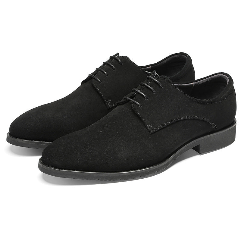 Men's British casual leather shoes