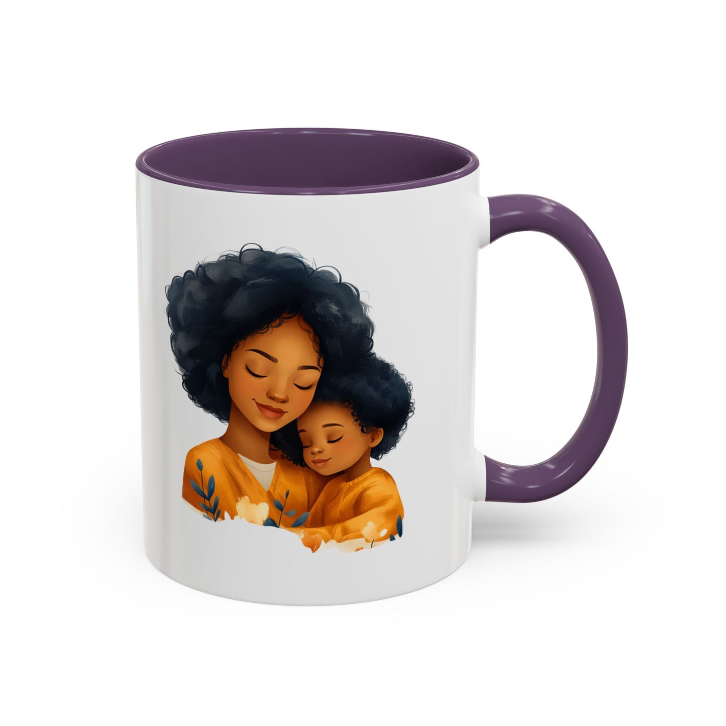 Warm Embrace Coffee Mug - Celebrating Love, Mom Gift, Unique Artwork, Cozy Home Decor, Perfect for Mother's Day, Tea Lover