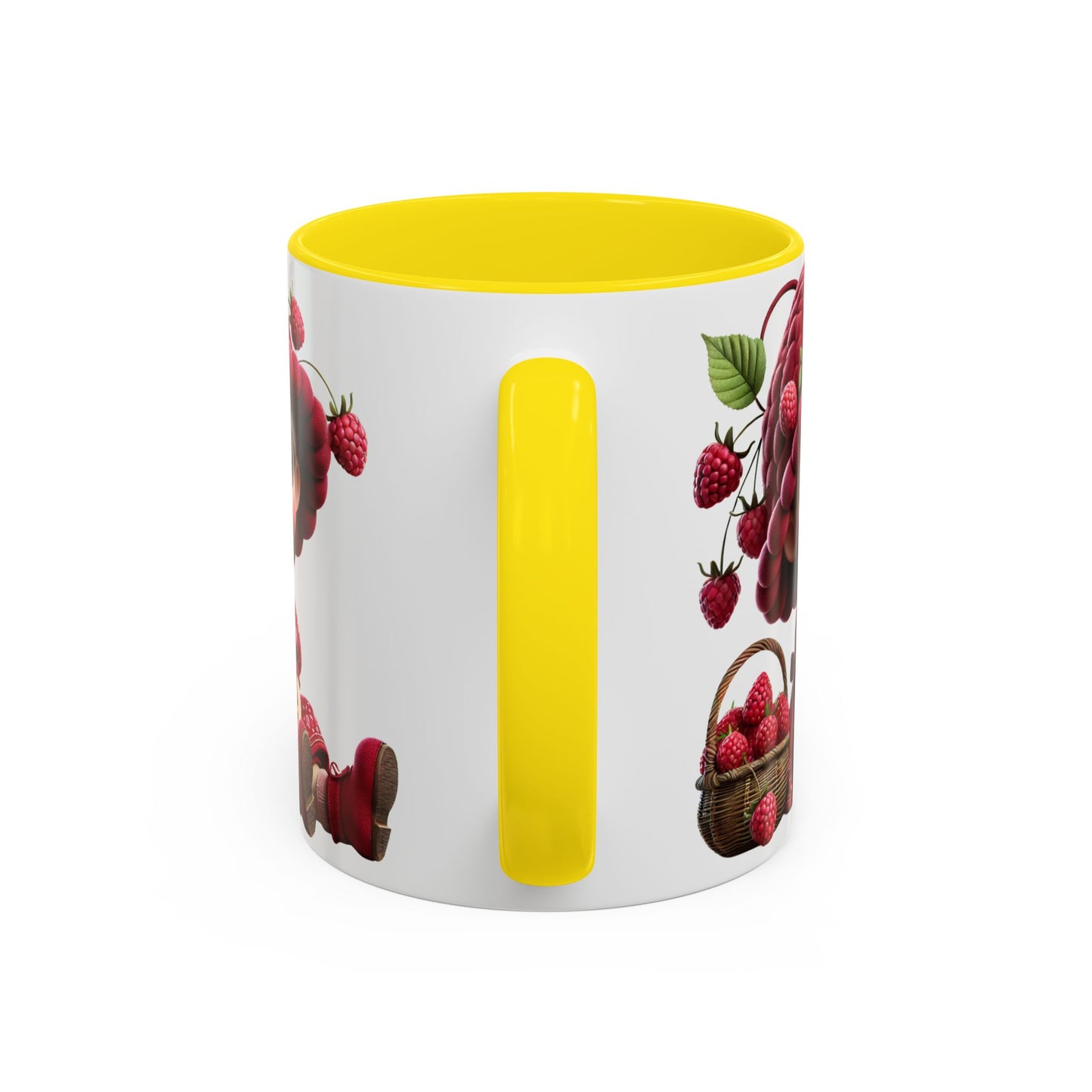 Whimsical Raspberry Character Coffee Mug - 11oz & 15oz