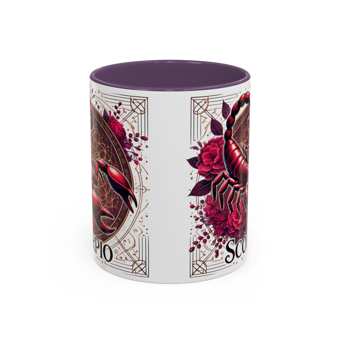 Scorpio Zodiac Accent Coffee Mug - Astrology Gift for Scorpios