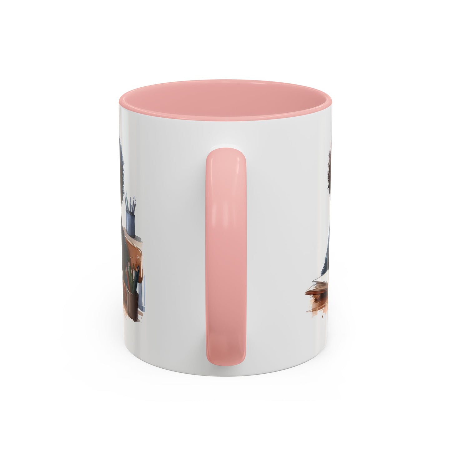 Studious Kid Accent Coffee Mug | Reading Gift for Book Lovers | Unique Office Decor | Fun Drinkware | Educational Present