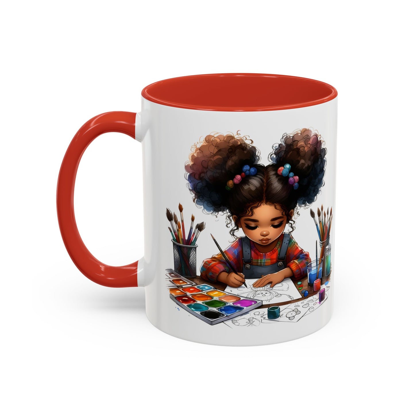 Creative Artist Coffee Mug, Colorful Art Mug, Gift for Artists, Studio Mug, Hot Beverage Cup, Unique Drinkware