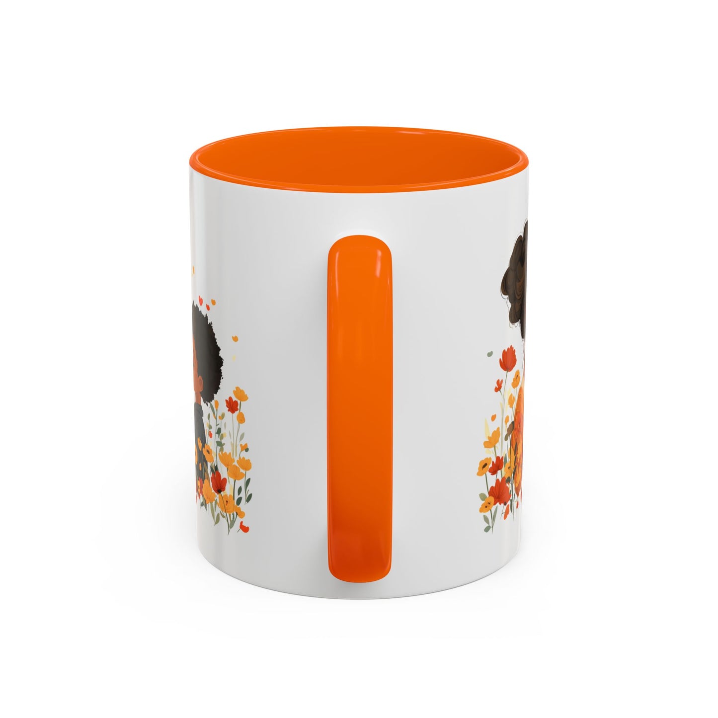 Warm Embrace Floral Coffee Mug - Perfect Gift for Moms, Mother's Day, Family Love, Cozy Mornings, Mom and Child Duo