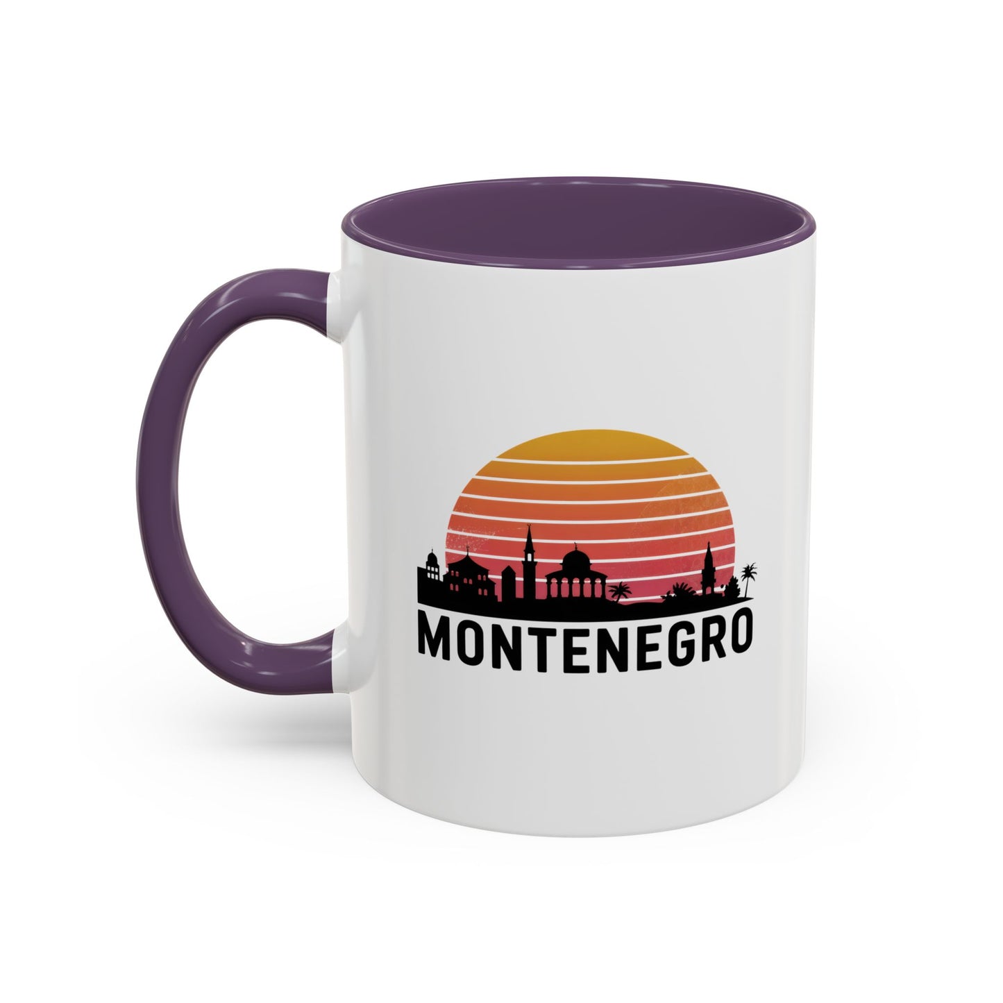 Montenegro Sunset Coffee Mug, Unique Black Accent Mug, Gift for Coffee Lovers, Travel Mug, Home Decor, Souvenir